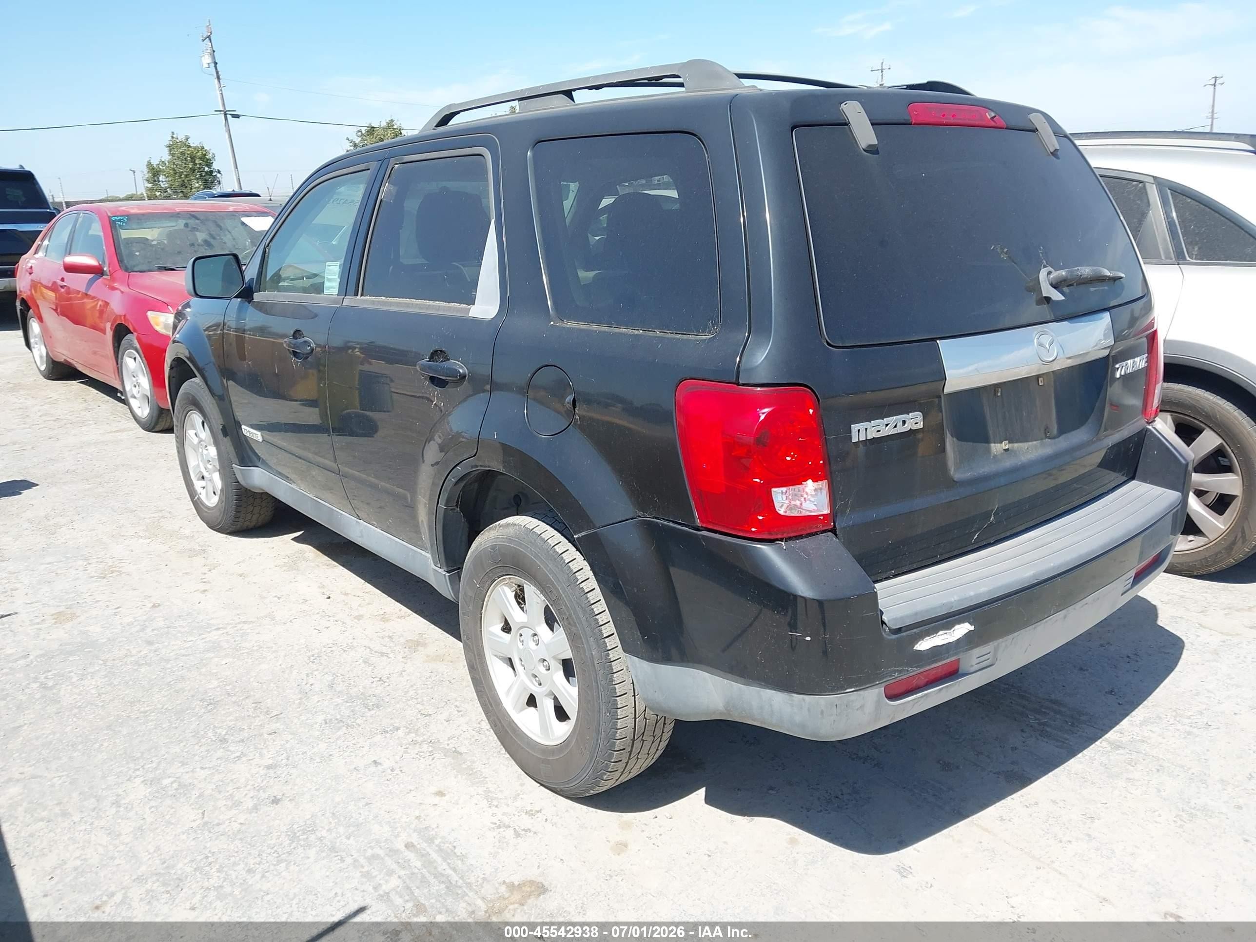 2008 Mazda Tribute I Touring Черный vin: 4F2CZ02Z98KM12593