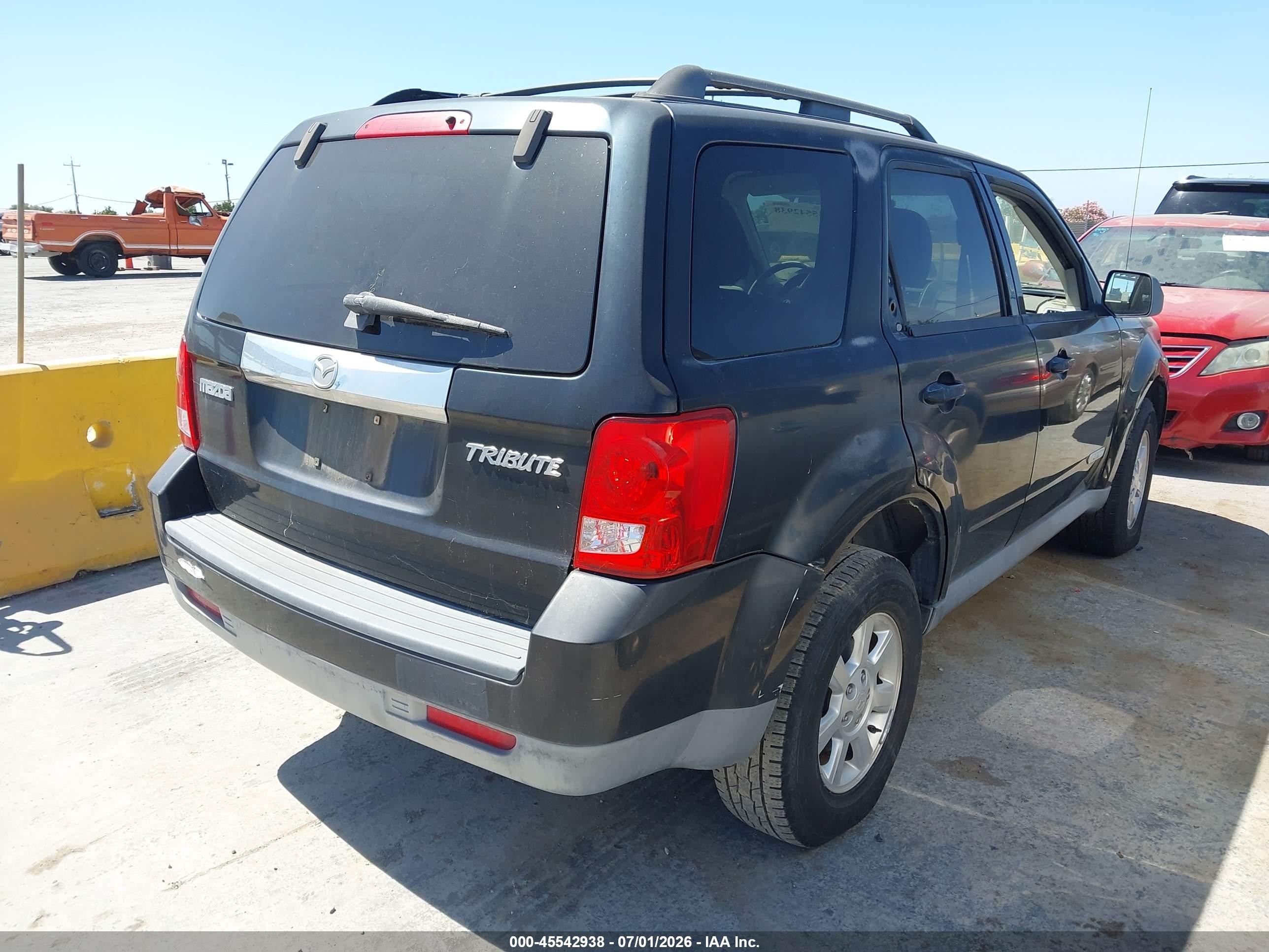 2008 Mazda Tribute I Touring Черный vin: 4F2CZ02Z98KM12593