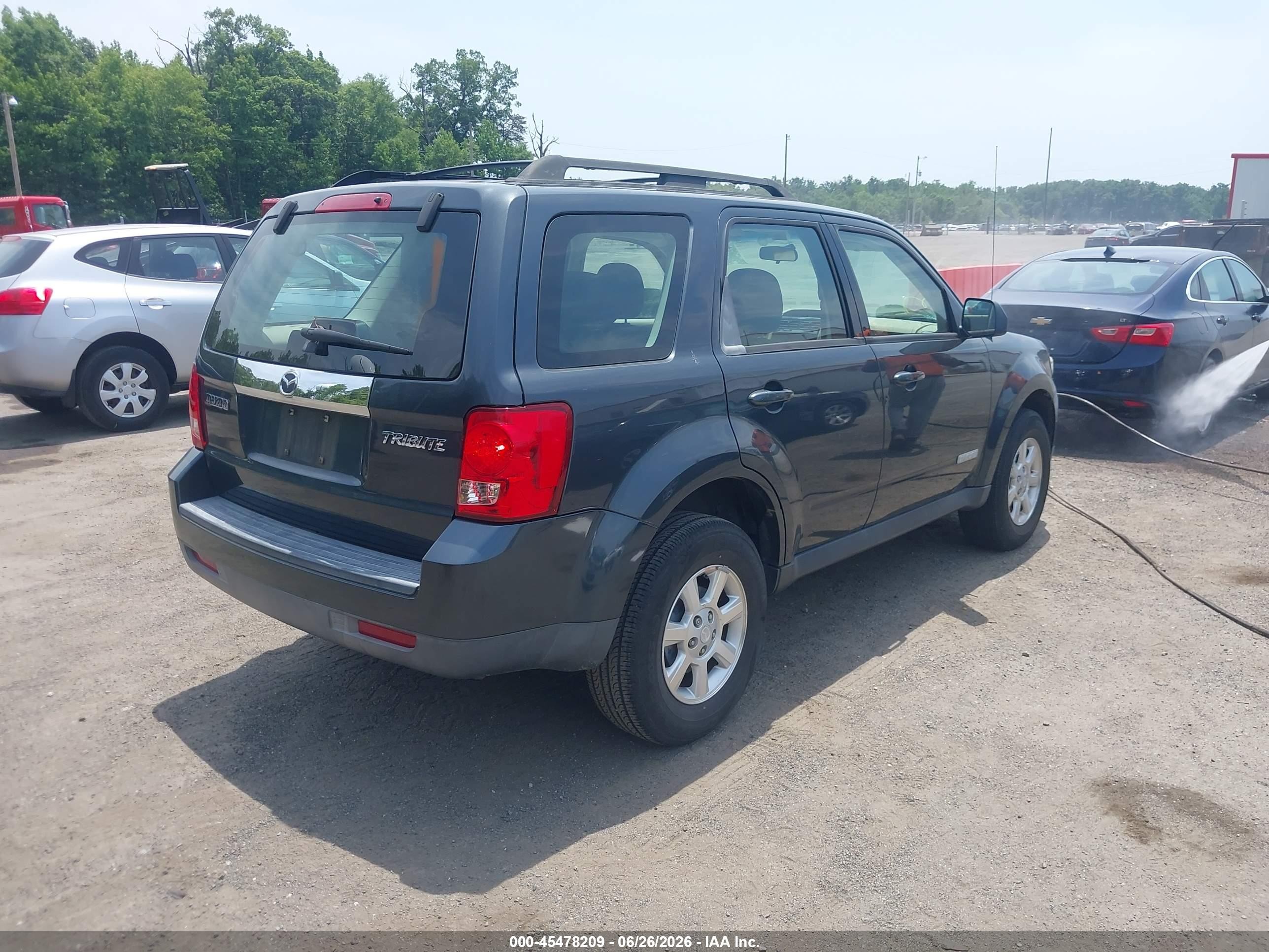 2008 Mazda Tribute I Sport Синий vin: 4F2CZ02Z98KM23478