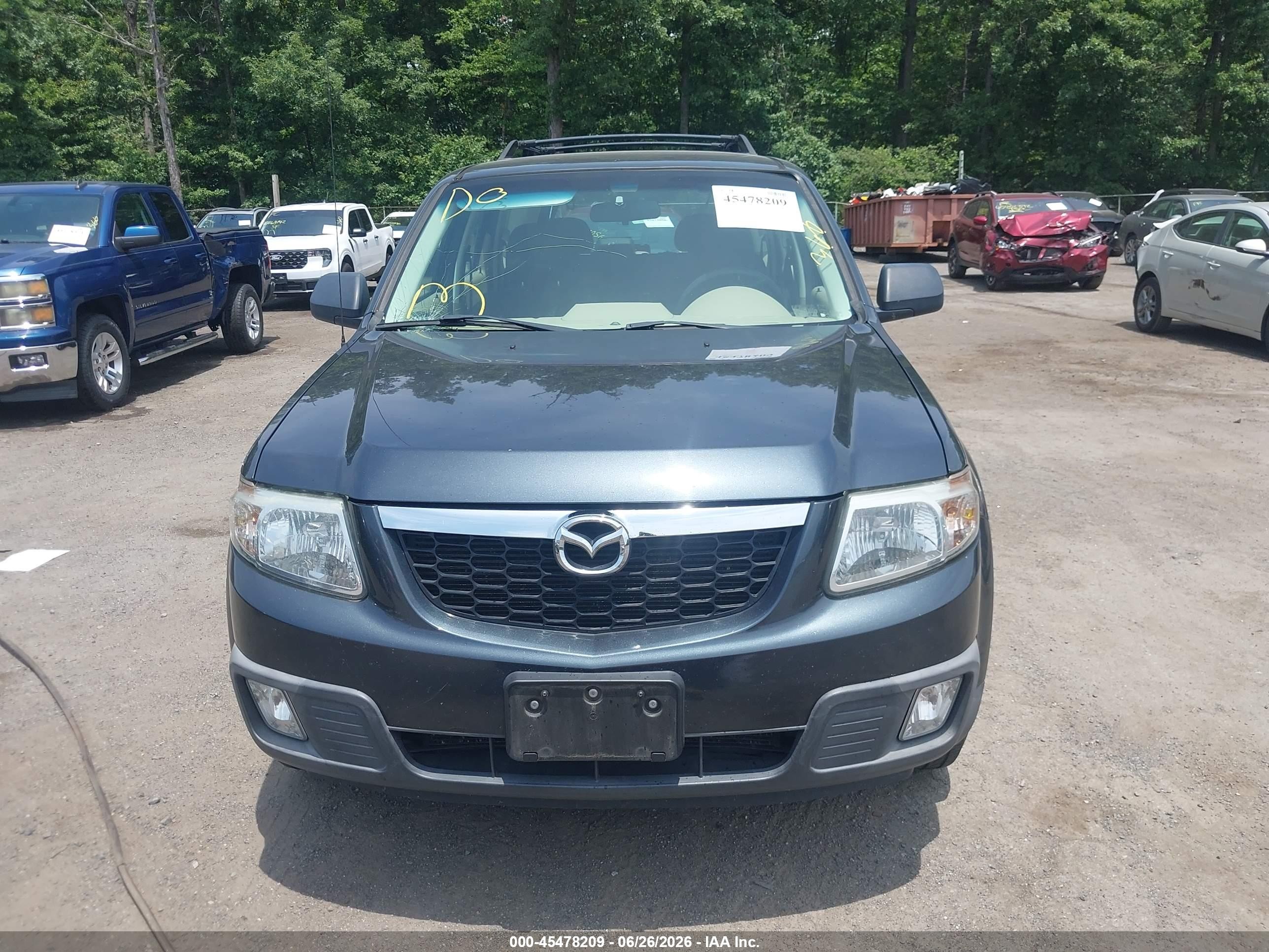 2008 Mazda Tribute I Sport Синий vin: 4F2CZ02Z98KM23478