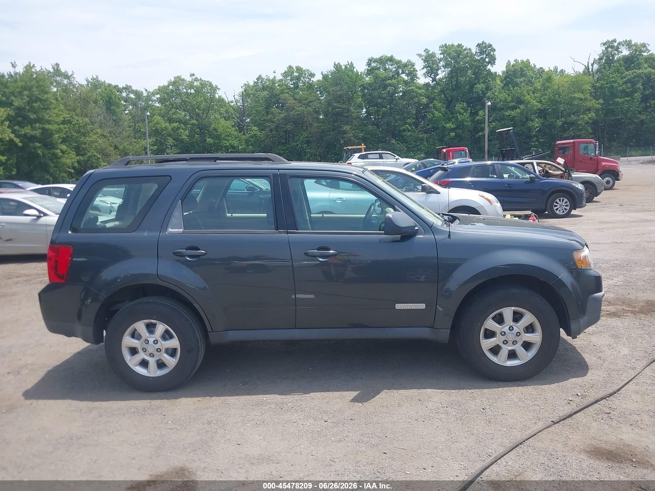 2008 Mazda Tribute I Sport Синий vin: 4F2CZ02Z98KM23478