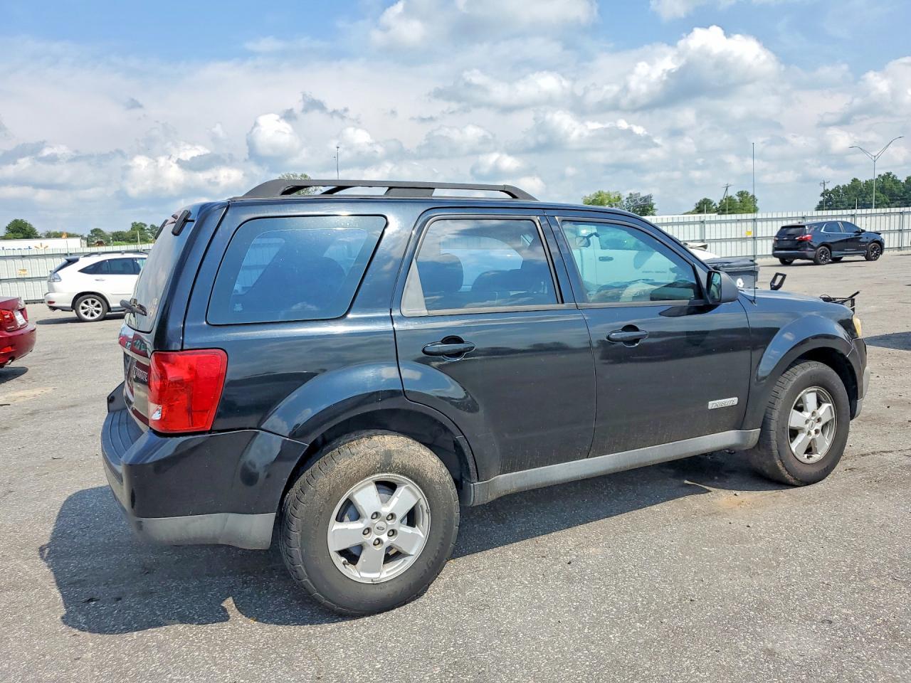 2008 Mazda Tribute I Black vin: 4F2CZ02ZX8KM31069
