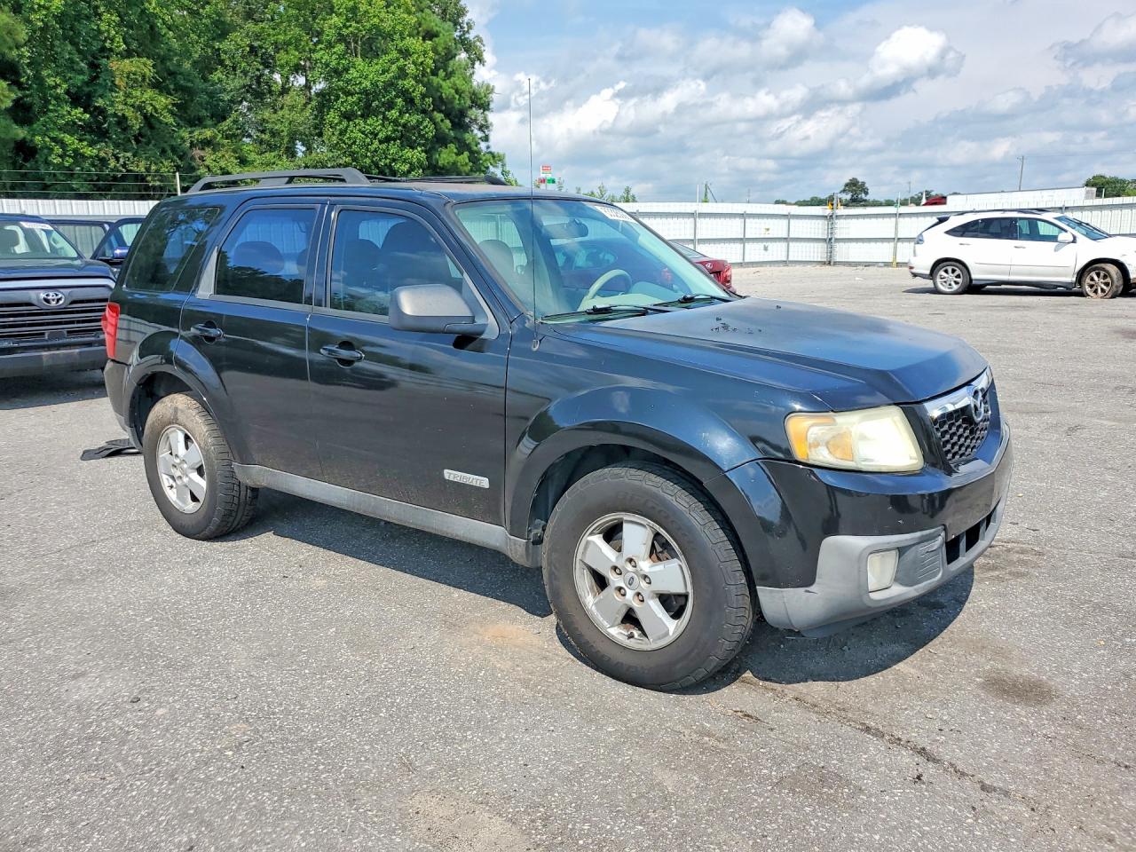 2008 Mazda Tribute I Black vin: 4F2CZ02ZX8KM31069