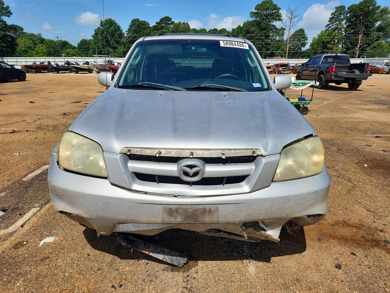 2005 Mazda Tribute S Silver vin: 4F2CZ04115KM12493