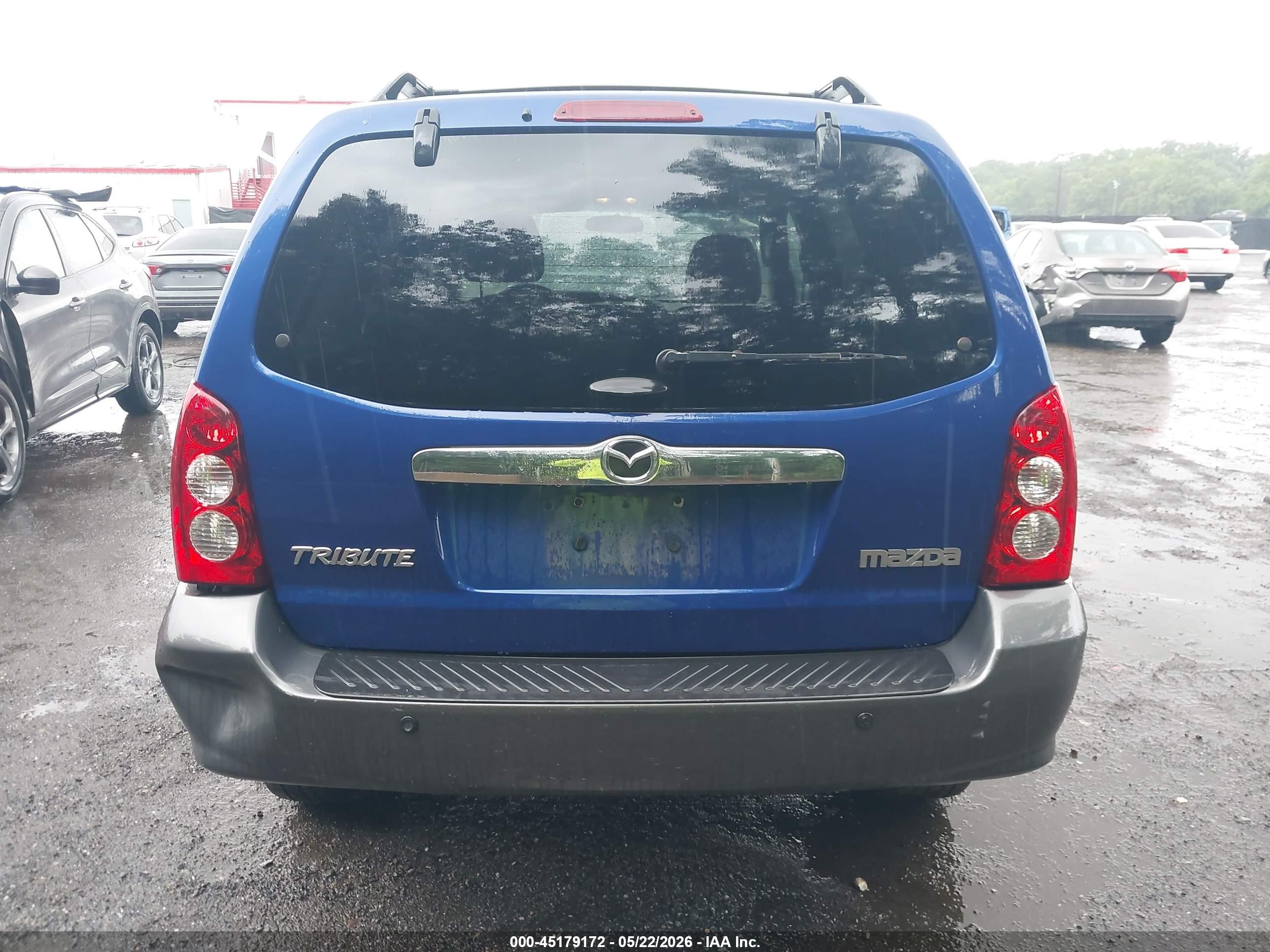 2005 Mazda Tribute S Dark Blue vin: 4F2CZ04115KM48779