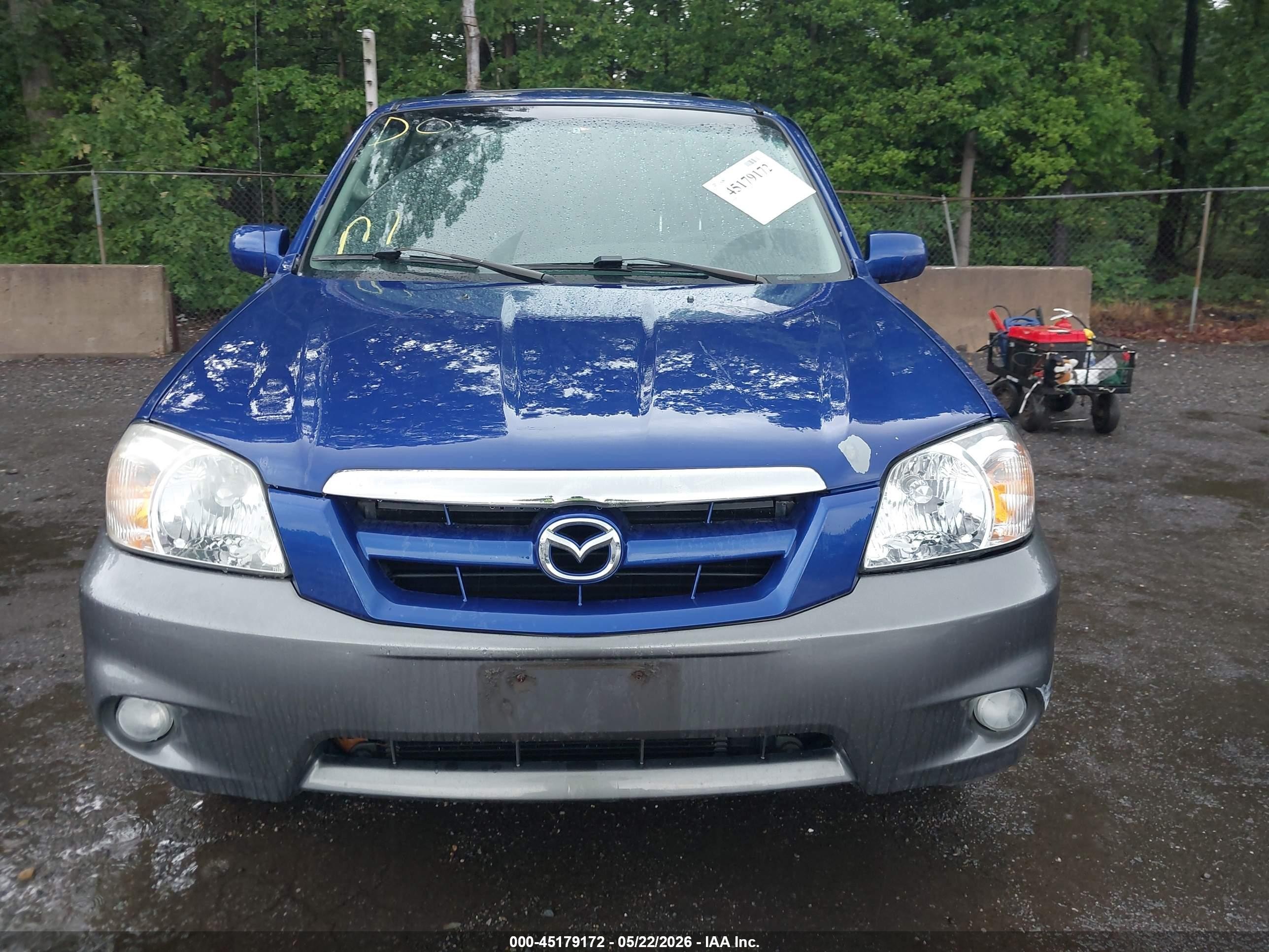 2005 Mazda Tribute S Dark Blue vin: 4F2CZ04115KM48779
