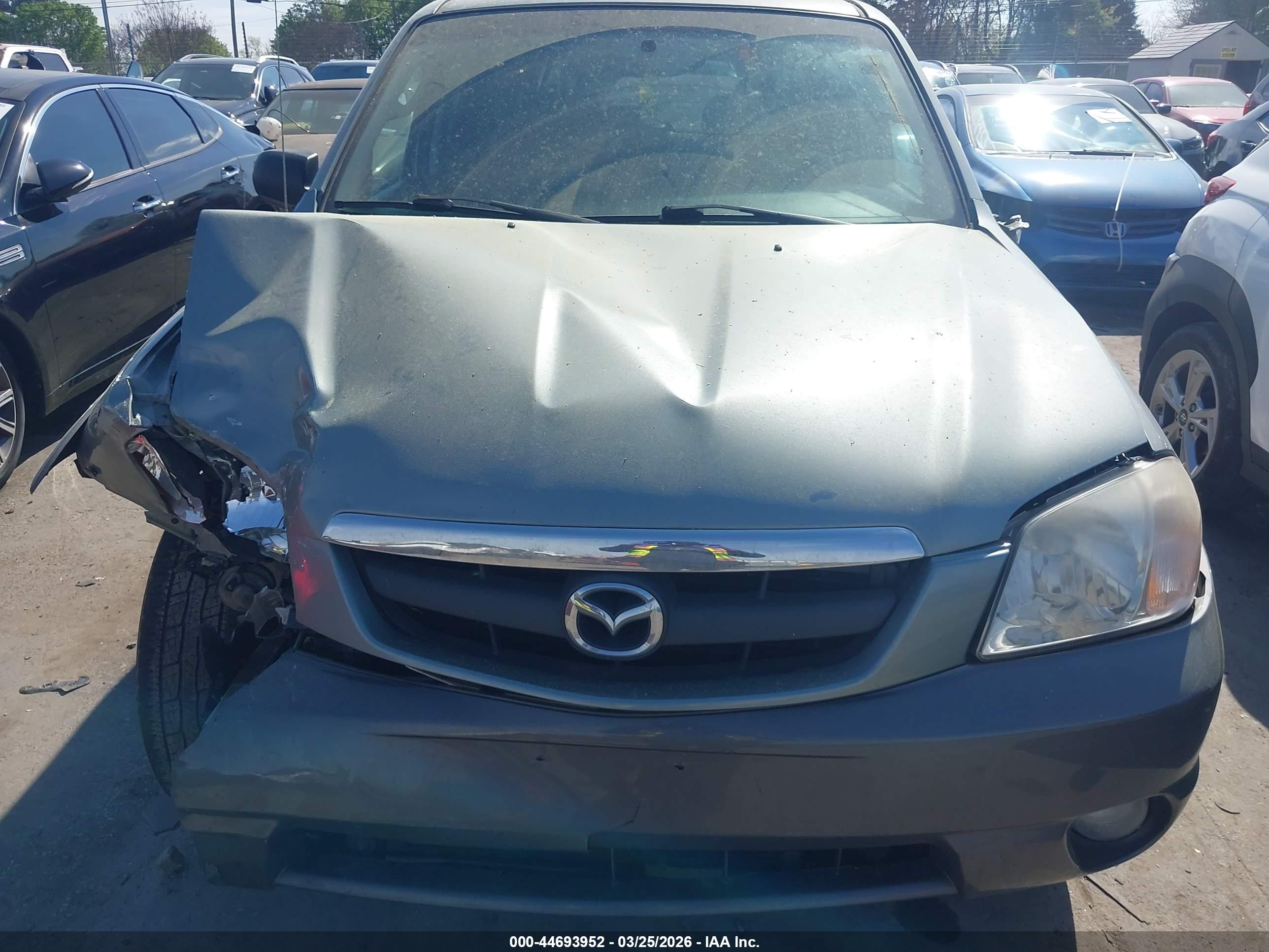 2004 Mazda Tribute Lx V6 Teal vin: 4F2CZ04144KM25138