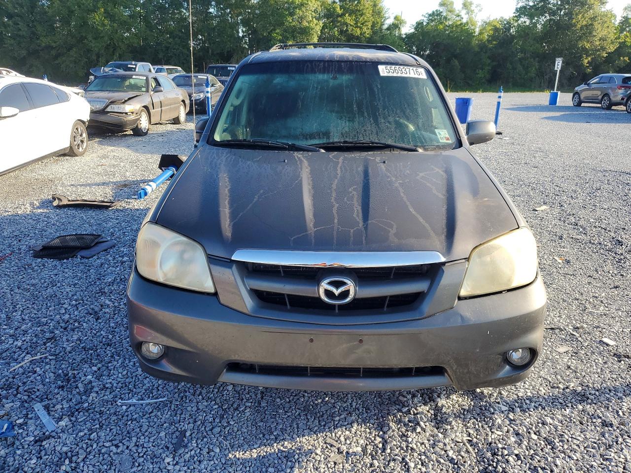 2005 Mazda Tribute Gray vin: 4F2CZ04155KM09225