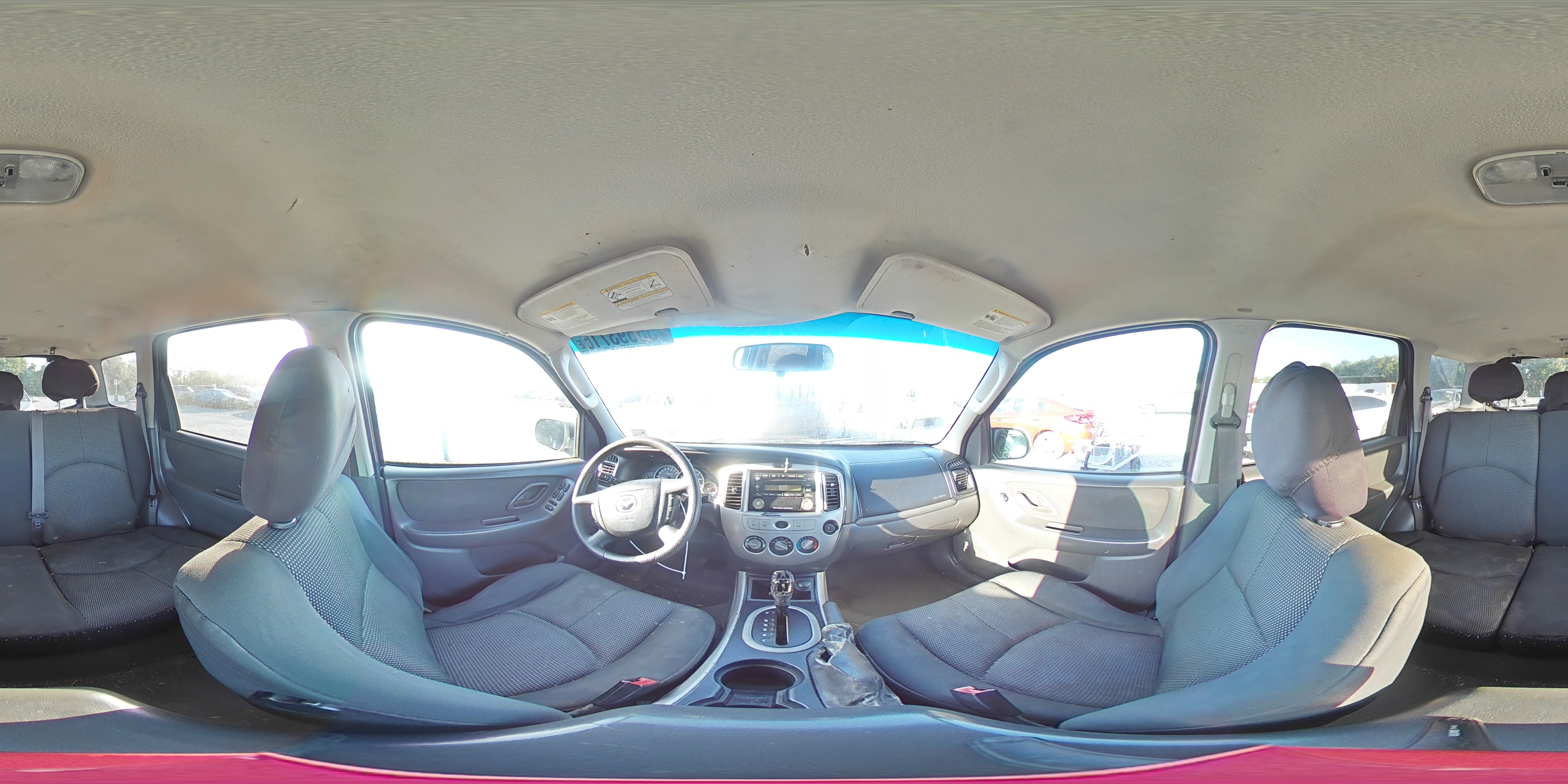 2005 Mazda Tribute Gray vin: 4F2CZ04155KM09225