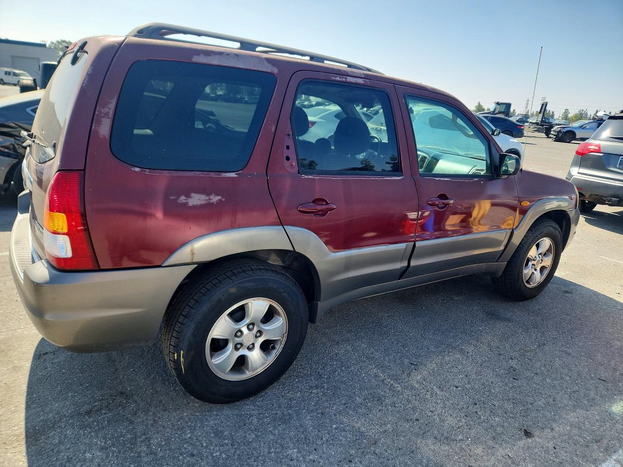 2003 Mazda Tribute Lx Maroon vin: 4F2CZ04183KM29305