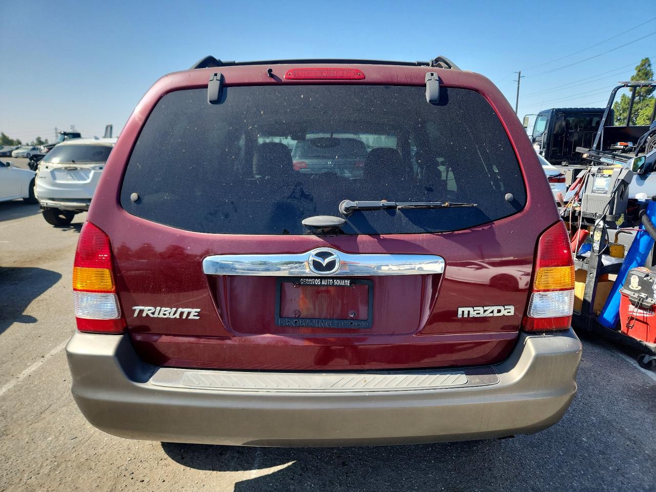 2003 Mazda Tribute Lx Maroon vin: 4F2CZ04183KM29305