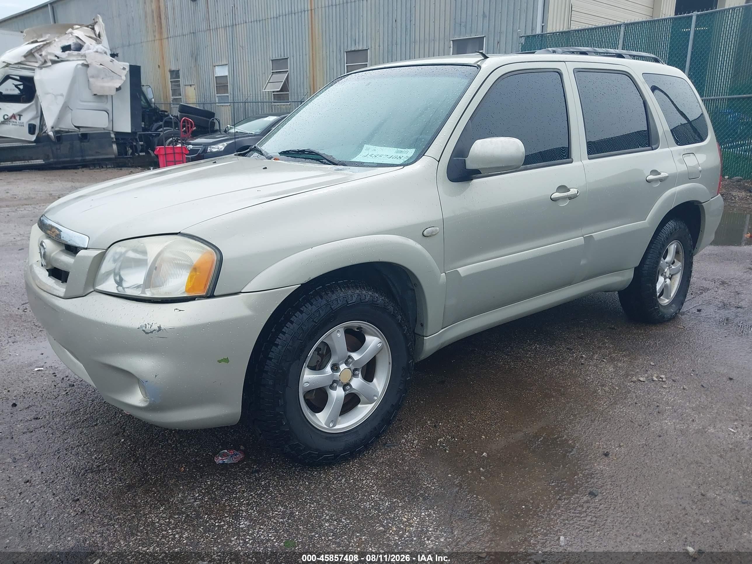 2005 Mazda Tribute S Желто-коричневый vin: 4F2CZ04195KM60825