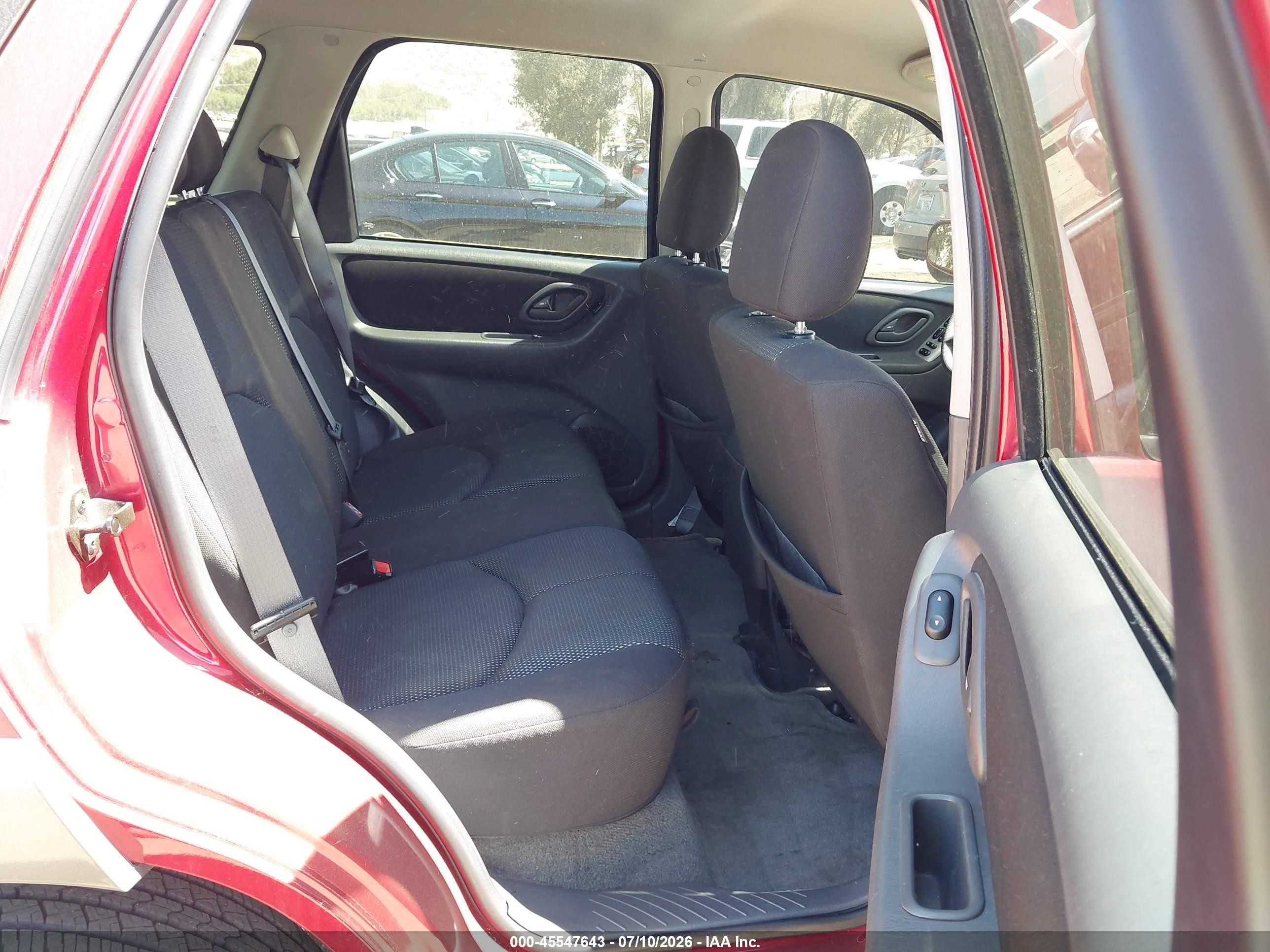 2006 Mazda Tribute S Красный vin: 4F2CZ04196KM22934