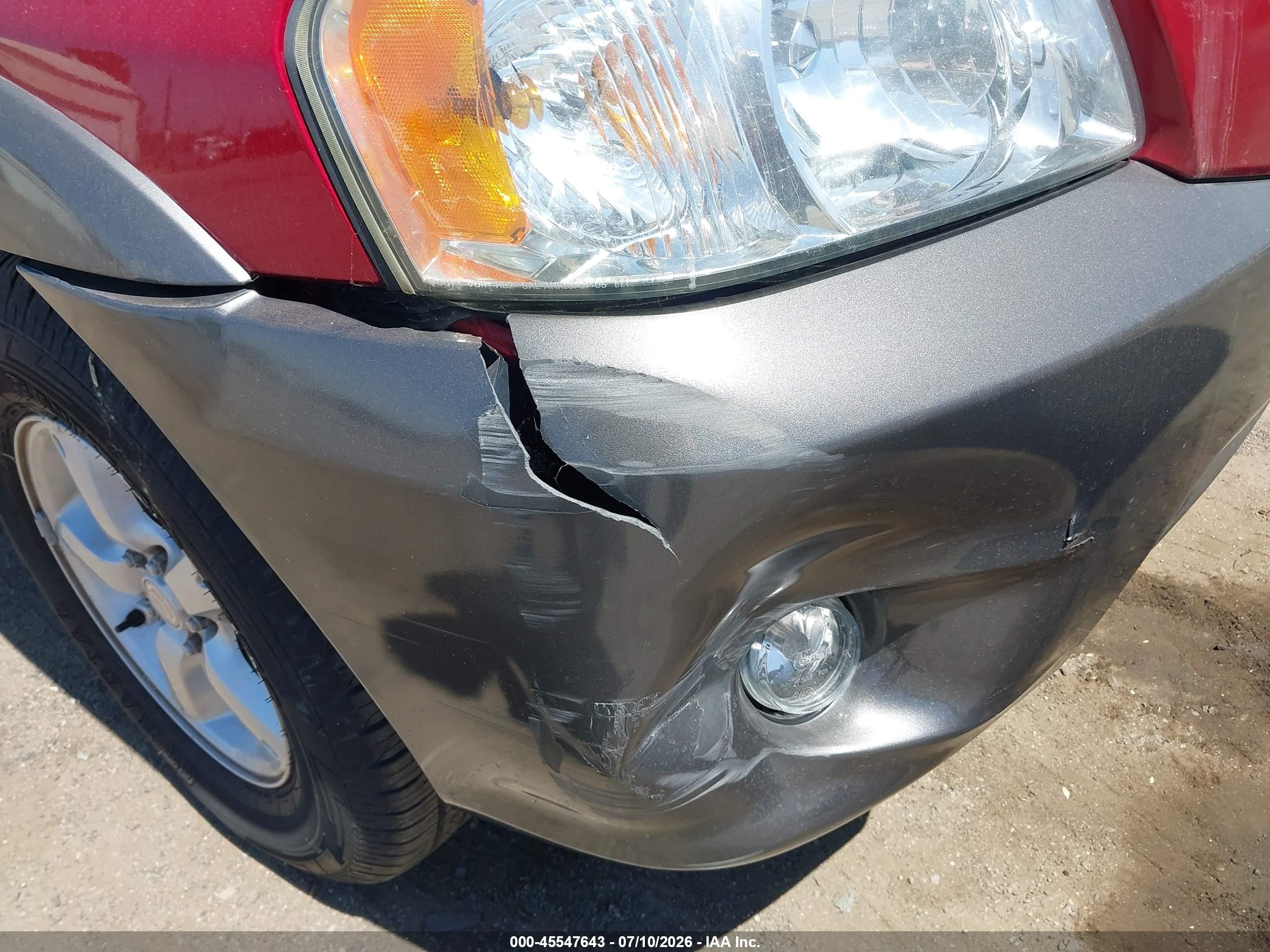 2006 Mazda Tribute S Красный vin: 4F2CZ04196KM22934