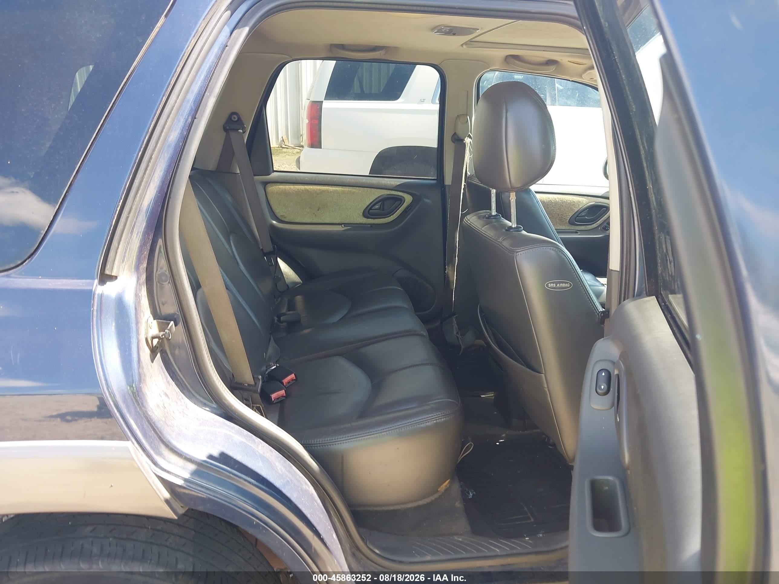 2003 Mazda Tribute Es V6 Blue vin: 4F2CZ06103KM11717