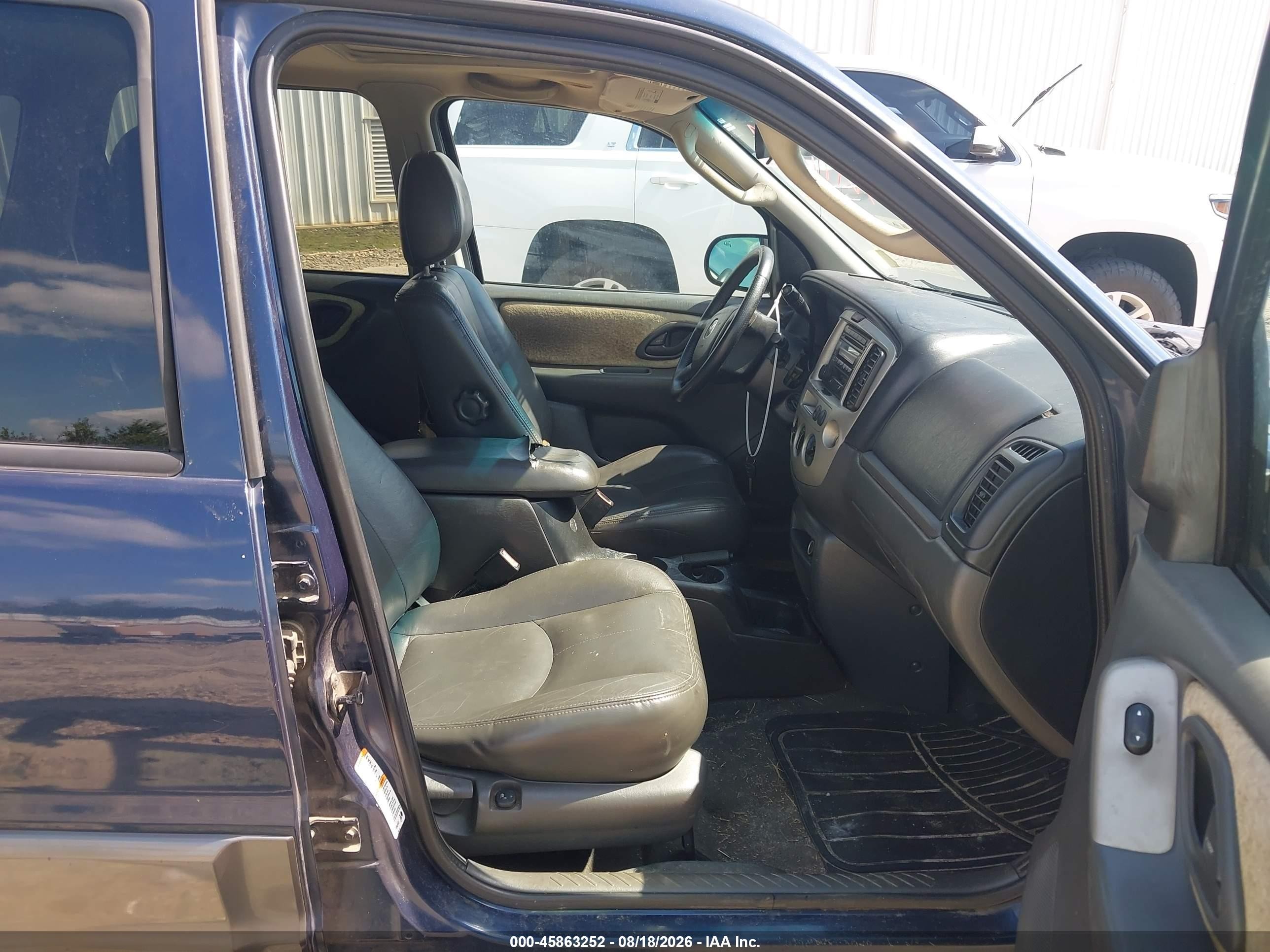 2003 Mazda Tribute Es V6 Blue vin: 4F2CZ06103KM11717