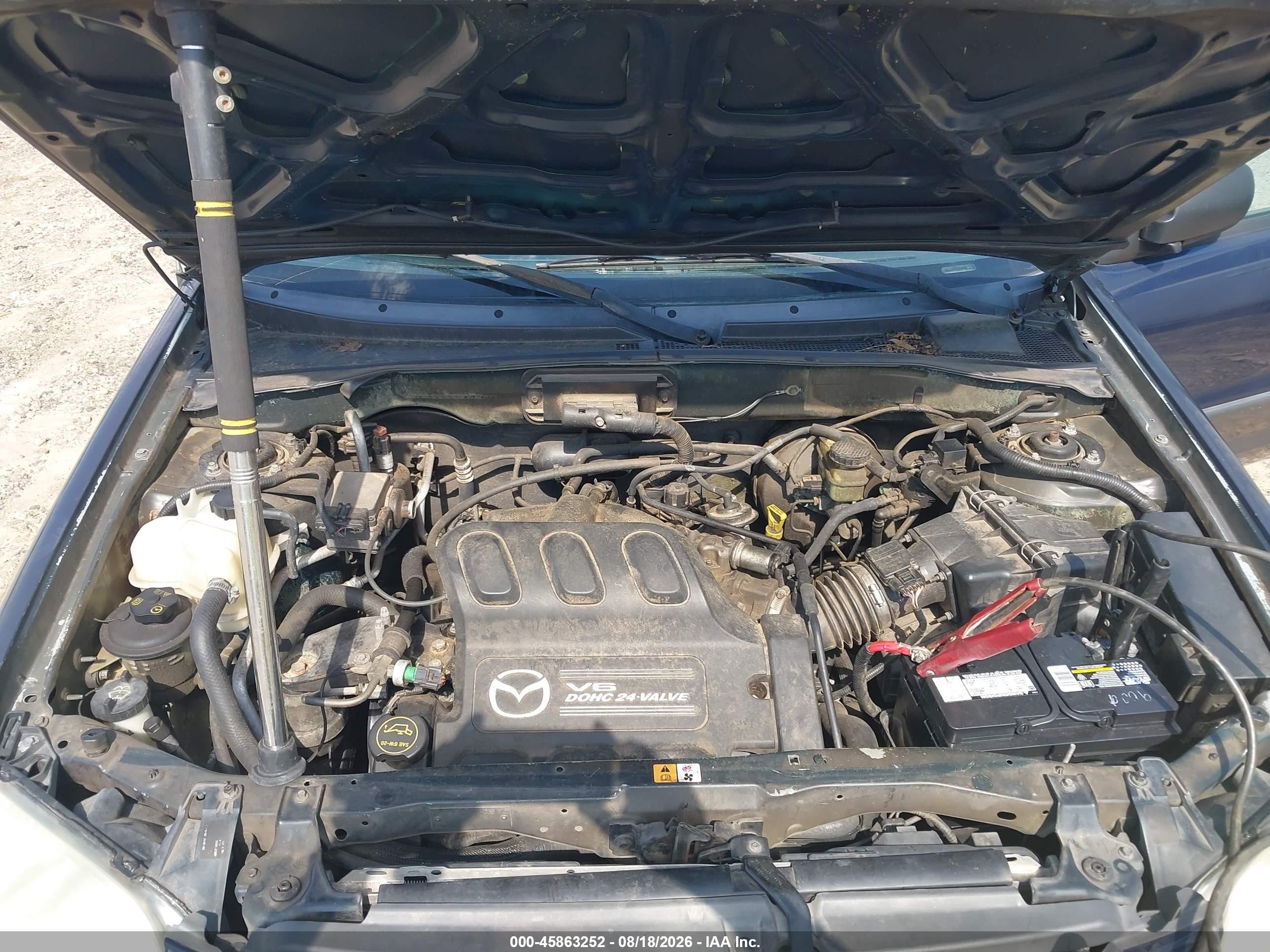 2003 Mazda Tribute Es V6 Blue vin: 4F2CZ06103KM11717