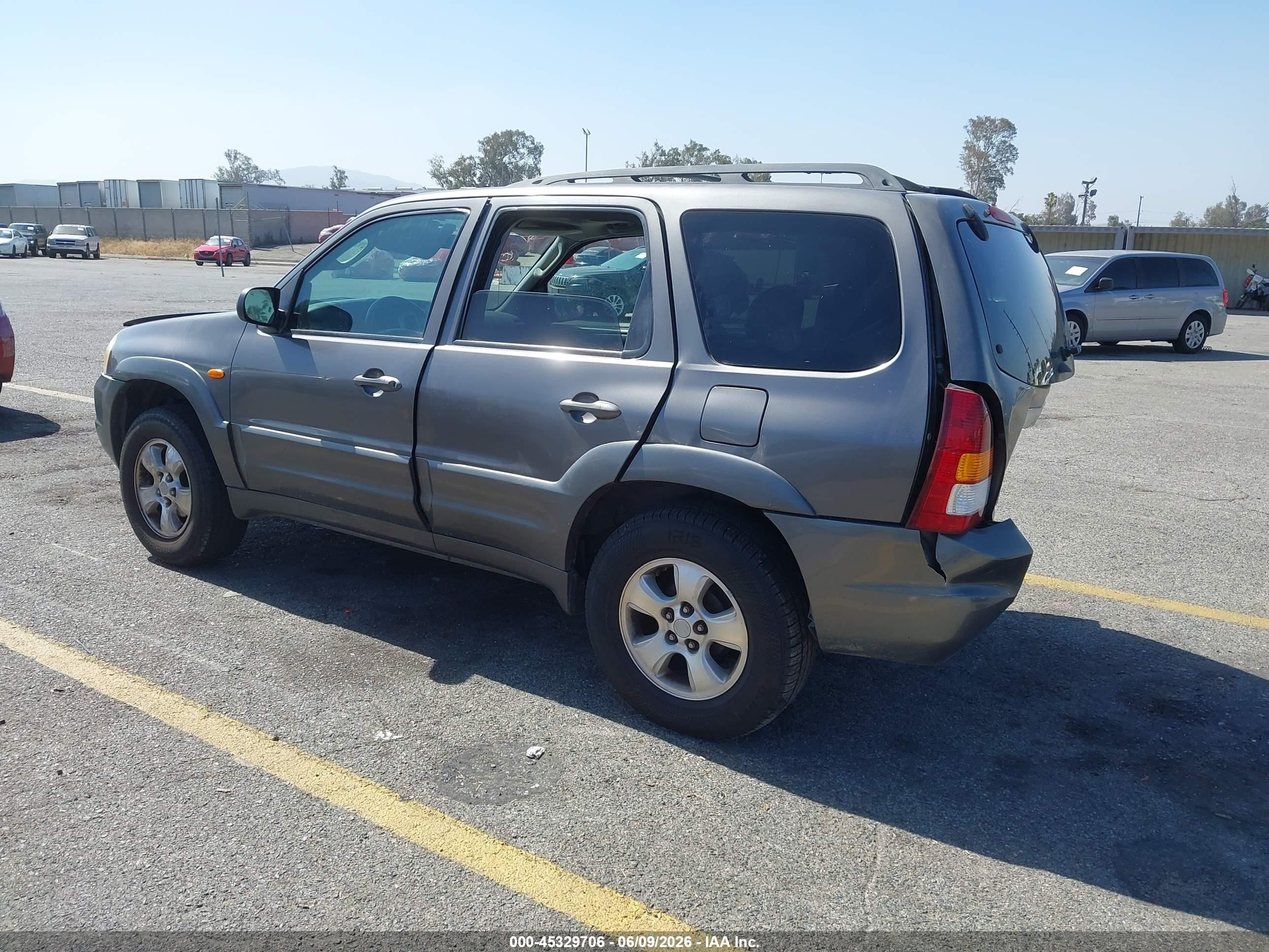 2003 Mazda Tribute Es V6 Gray vin: 4F2CZ06113KM34780