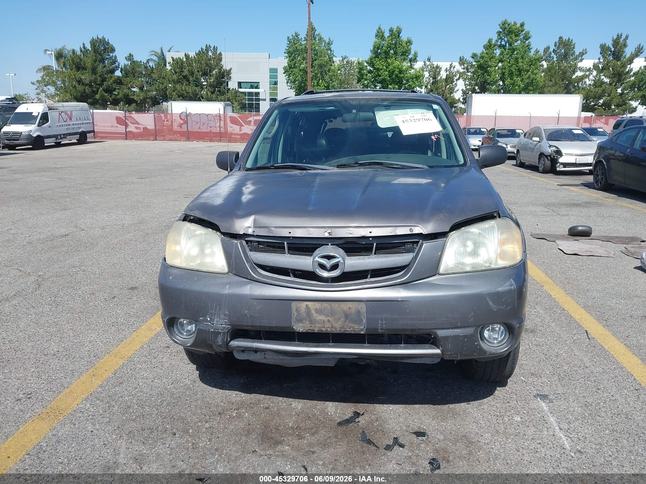 2003 Mazda Tribute Es V6 Gray vin: 4F2CZ06113KM34780