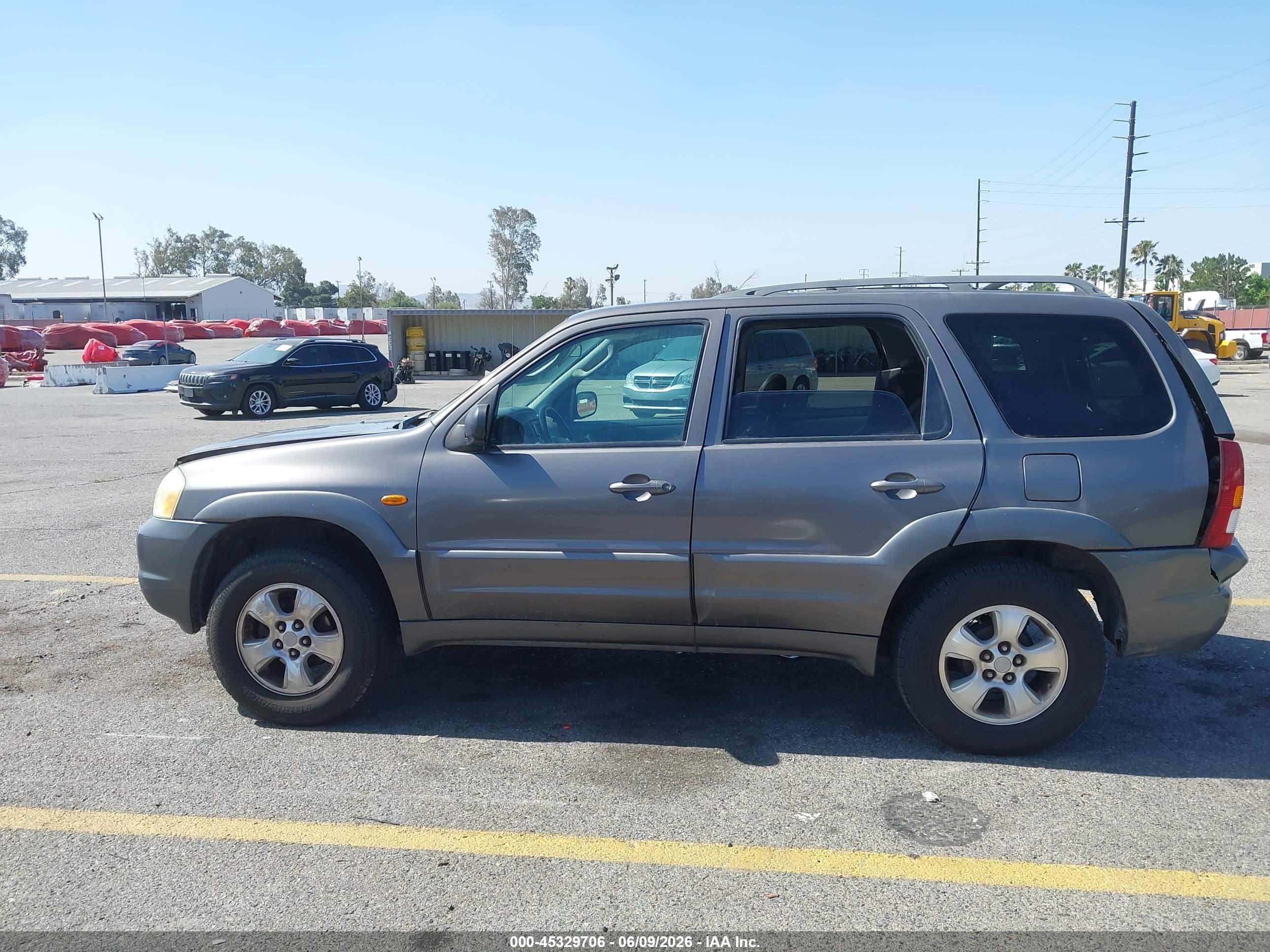 2003 Mazda Tribute Es V6 Gray vin: 4F2CZ06113KM34780