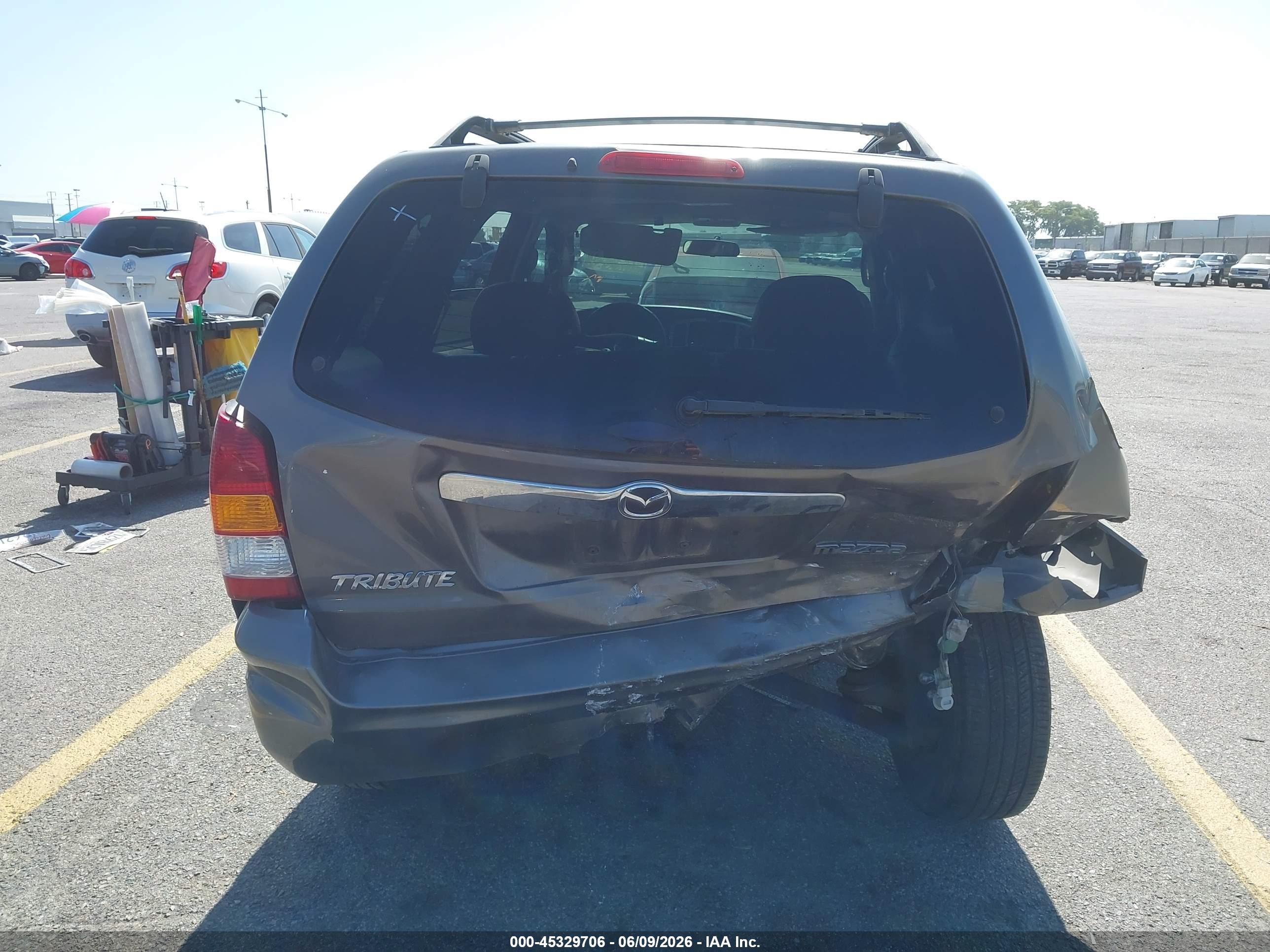 2003 Mazda Tribute Es V6 Gray vin: 4F2CZ06113KM34780