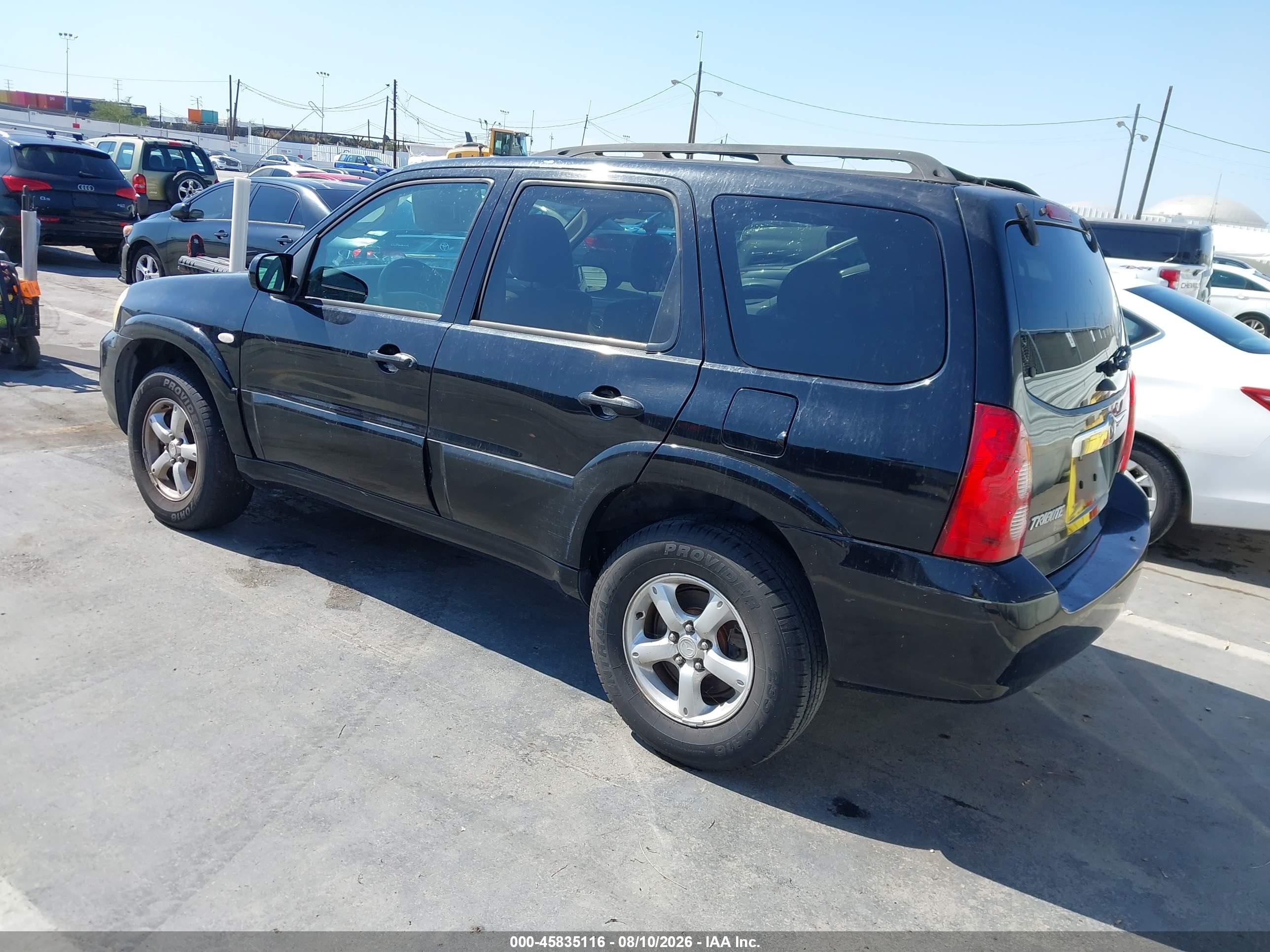2005 Mazda Tribute S Black vin: 4F2CZ06115KM59665