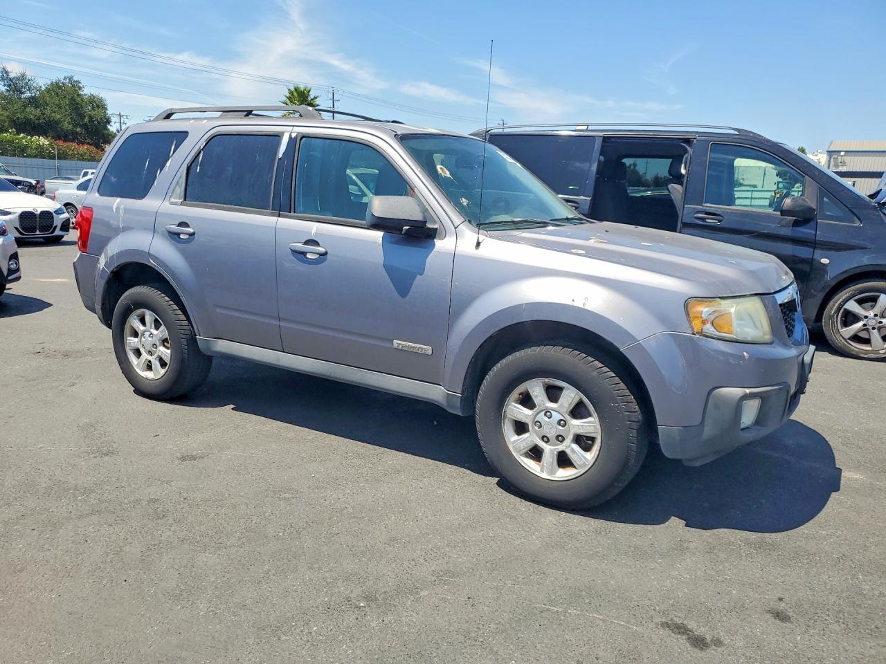 2008 Mazda Tribute S Gray vin: 4F2CZ06118KM00149