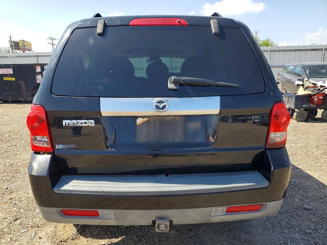 2008 Mazda Tribute S Black vin: 4F2CZ06118KM19865