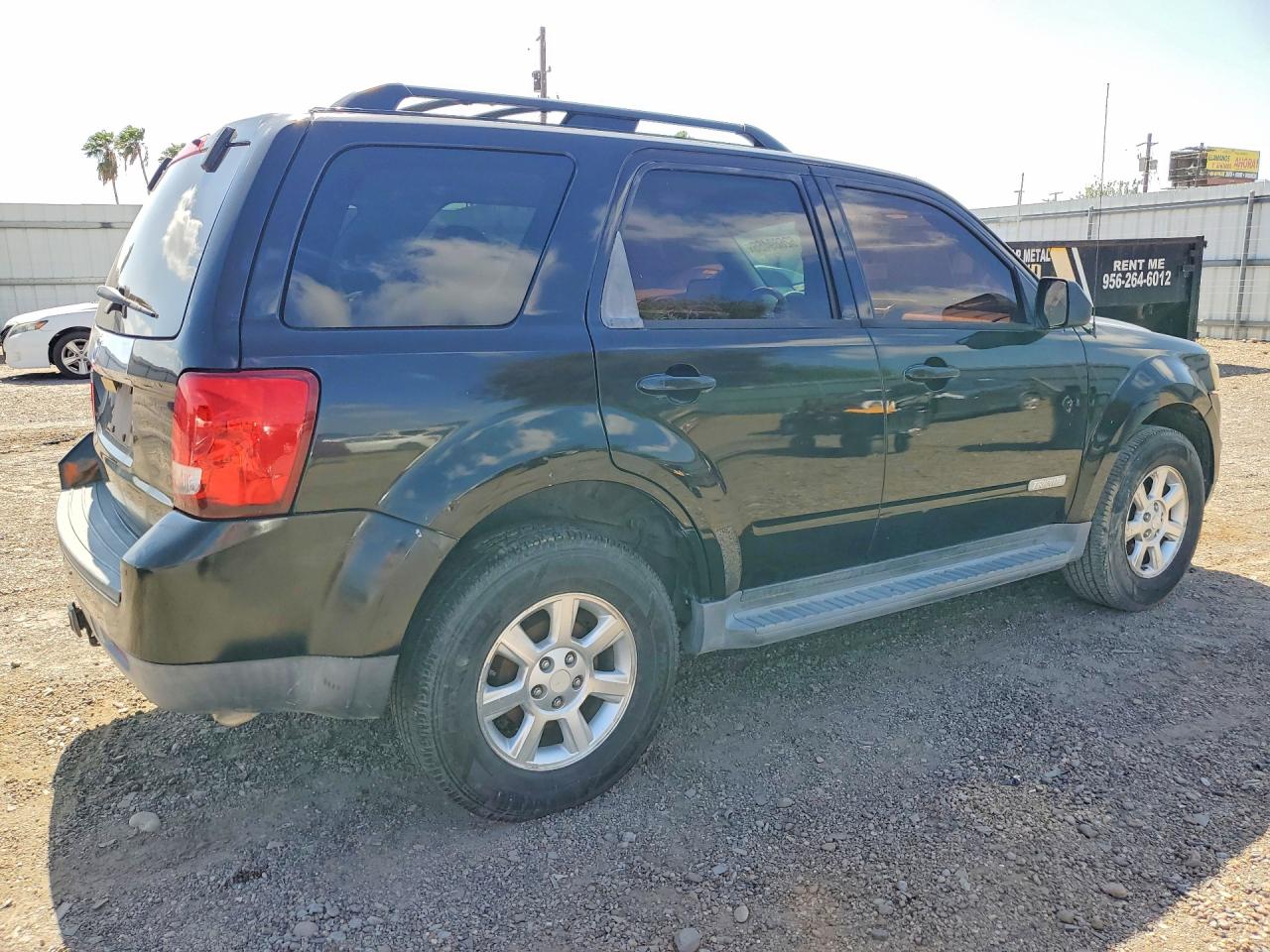 2008 Mazda Tribute S Black vin: 4F2CZ06118KM19865