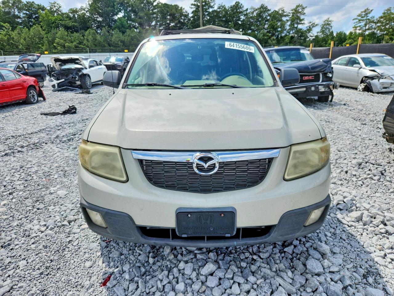 2008 Mazda Tribute S Белый vin: 4F2CZ06158KM28696