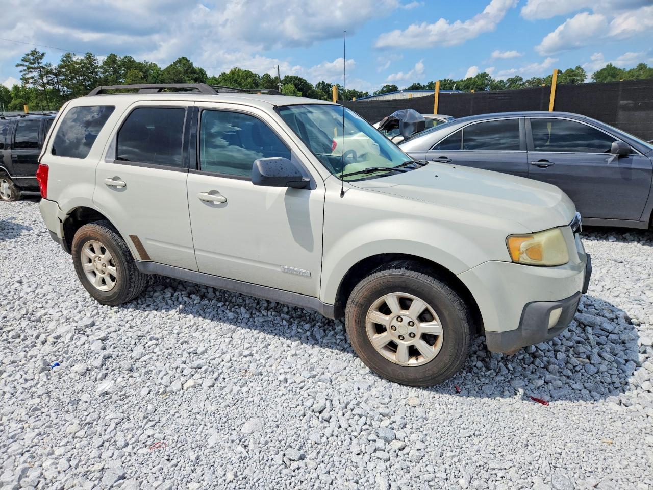 2008 Mazda Tribute S Белый vin: 4F2CZ06158KM28696