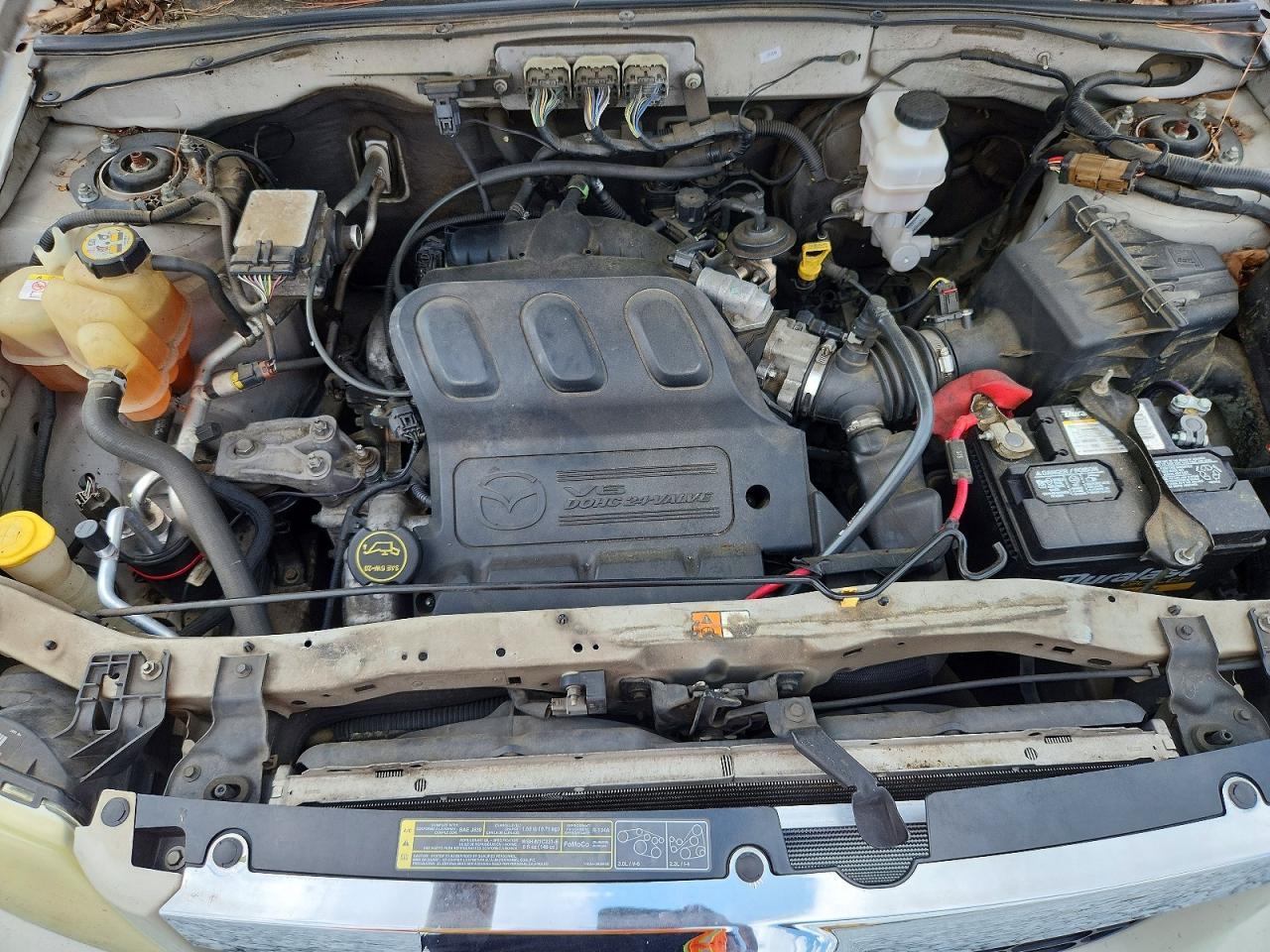 2008 Mazda Tribute S Белый vin: 4F2CZ06158KM28696