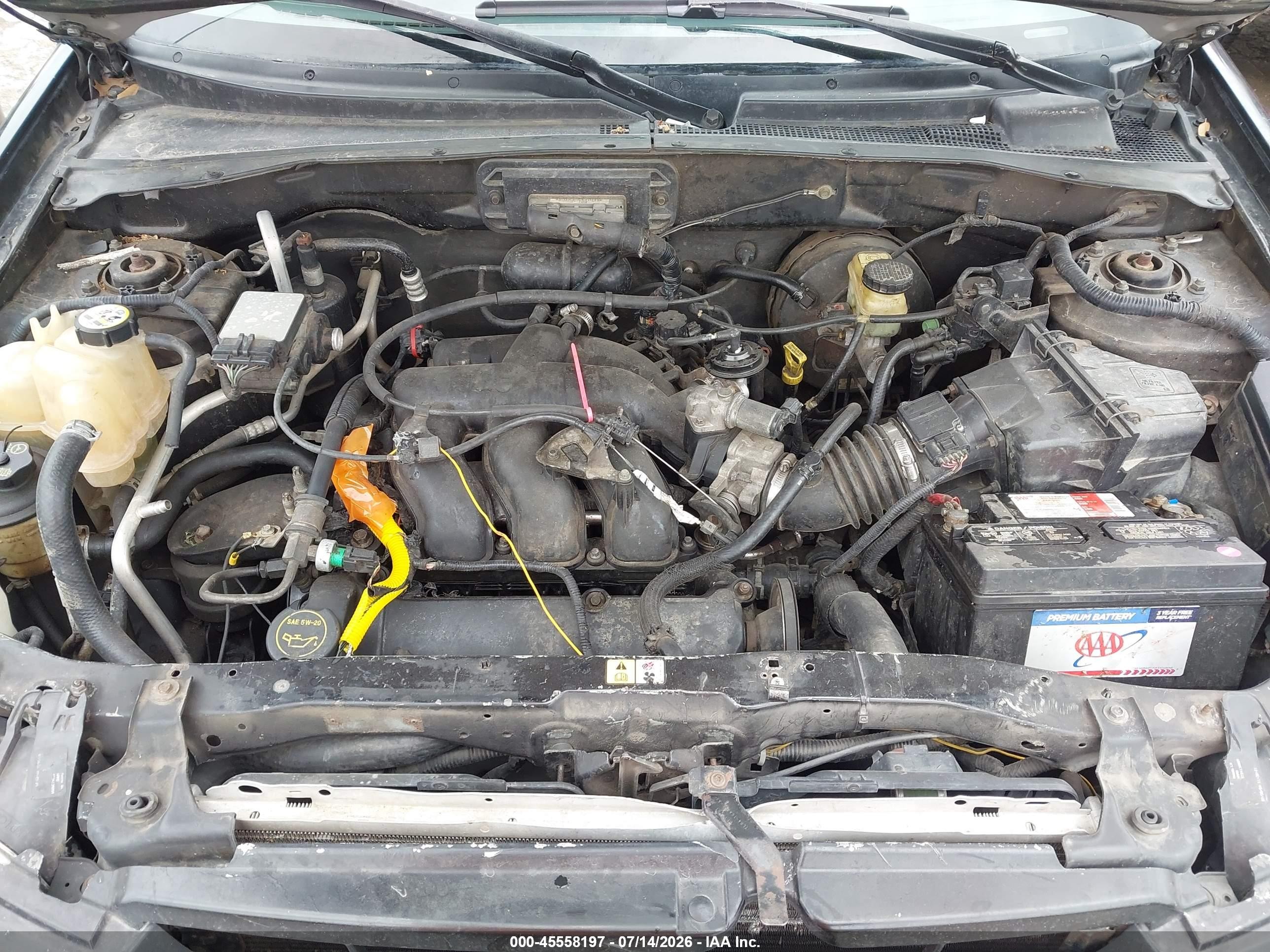 2003 Mazda Tribute Es V6 Black vin: 4F2CZ06173KM22486