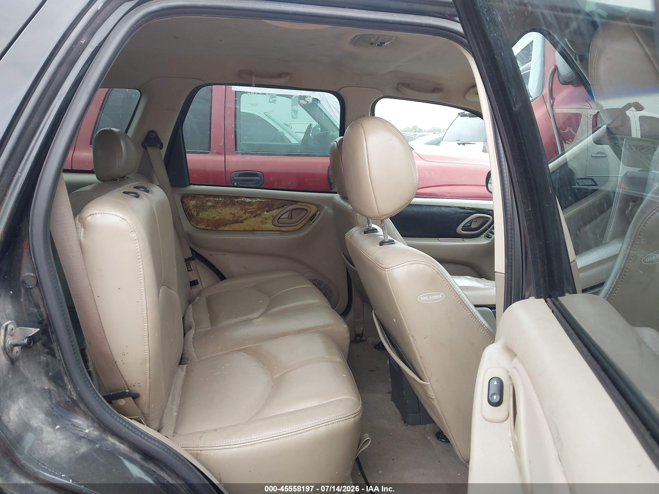 2003 Mazda Tribute Es V6 Black vin: 4F2CZ06173KM22486