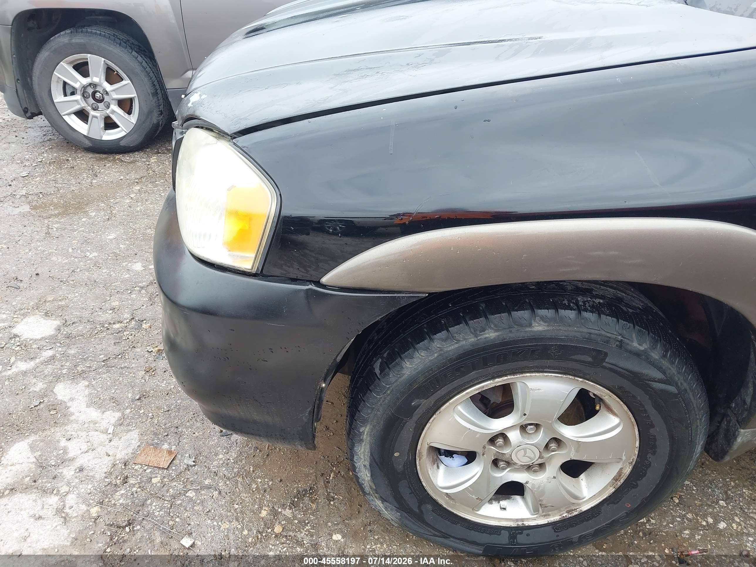 2003 Mazda Tribute Es V6 Black vin: 4F2CZ06173KM22486