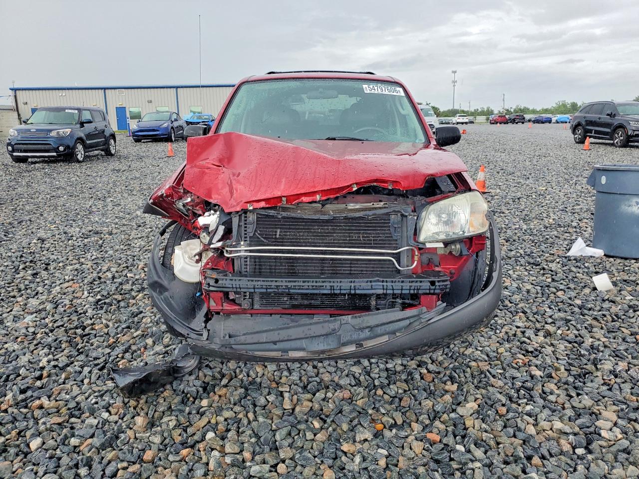 2004 Mazda Tribute Es Red vin: 4F2CZ06174KM12588