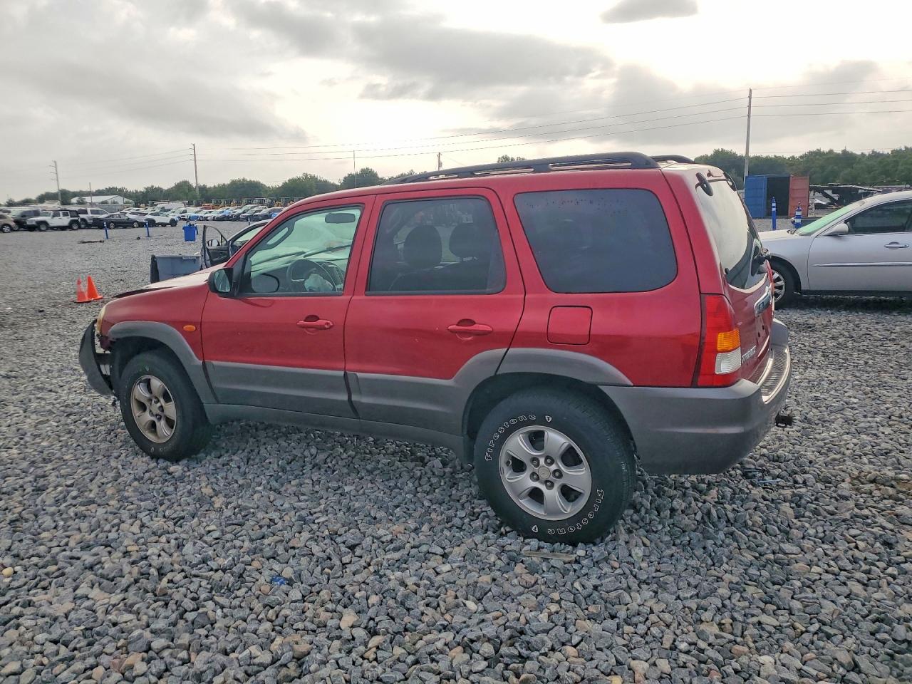 2004 Mazda Tribute Es Red vin: 4F2CZ06174KM12588