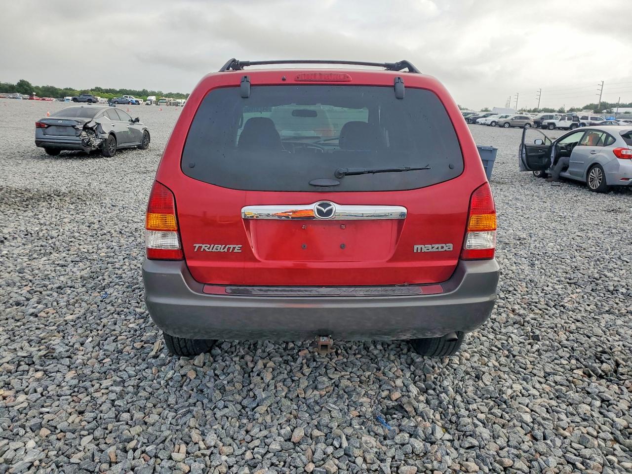 2004 Mazda Tribute Es Red vin: 4F2CZ06174KM12588