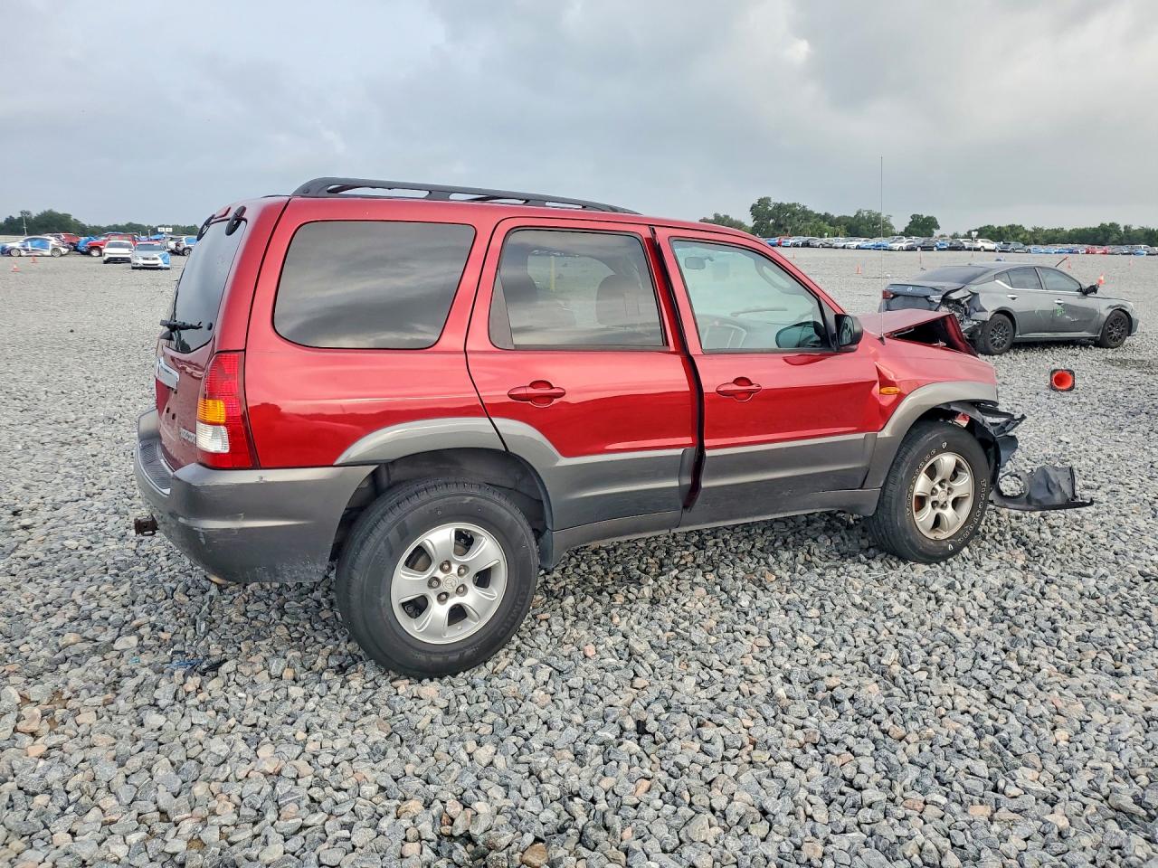 2004 Mazda Tribute Es Red vin: 4F2CZ06174KM12588