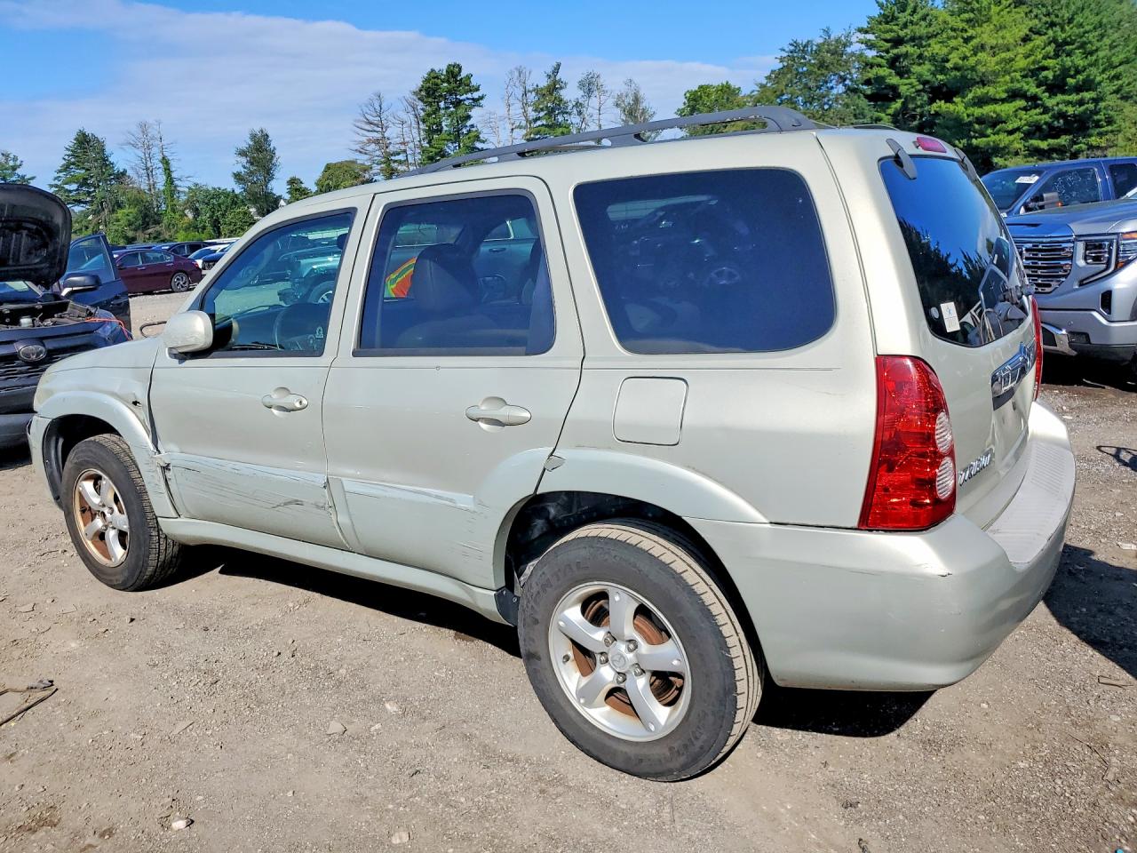 2005 Mazda Tribute S Gray vin: 4F2CZ06175KM32549