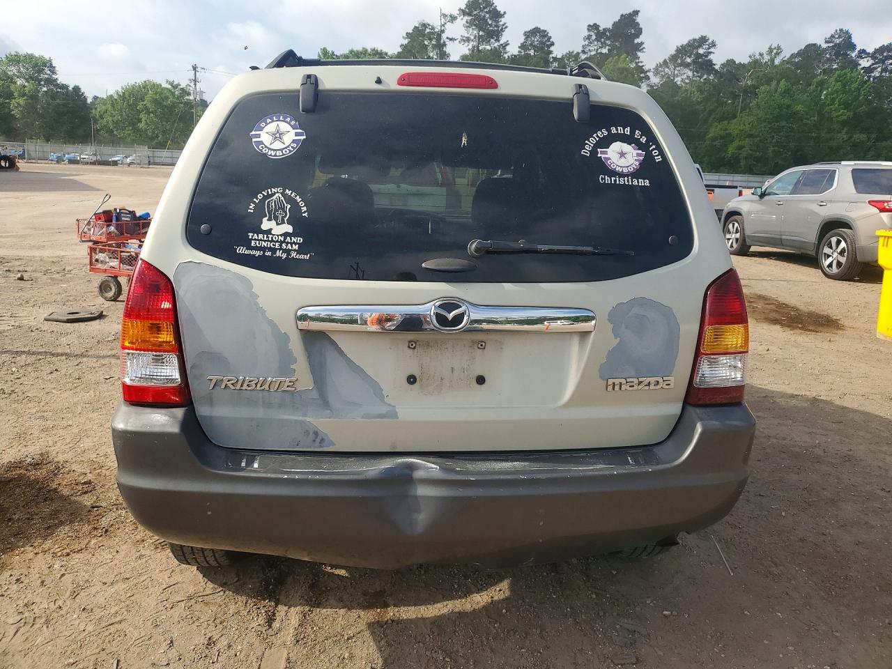 2003 Mazda Tribute Es Beige vin: 4F2CZ06183KM38325