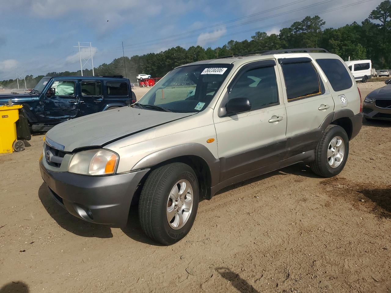 2003 Mazda Tribute Es Beige vin: 4F2CZ06183KM38325