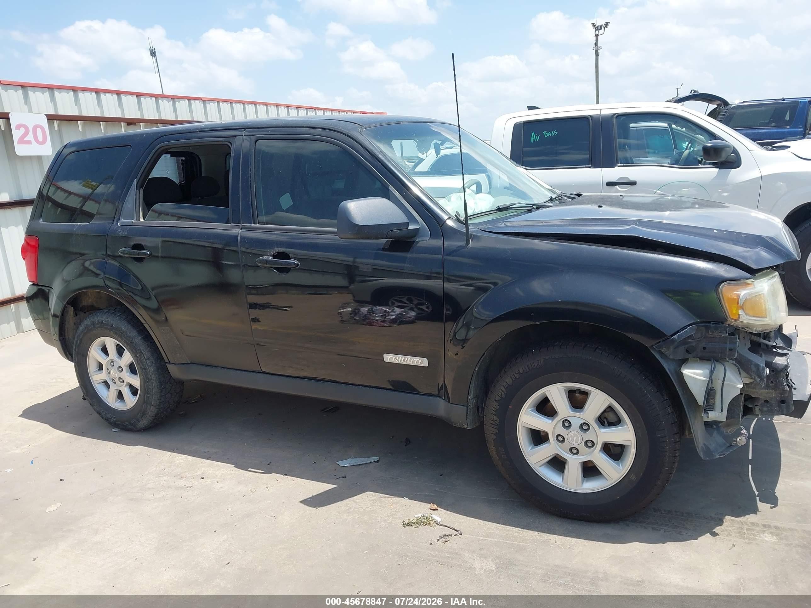 2008 Mazda Tribute S Sport Black vin: 4F2CZ06188KM19300