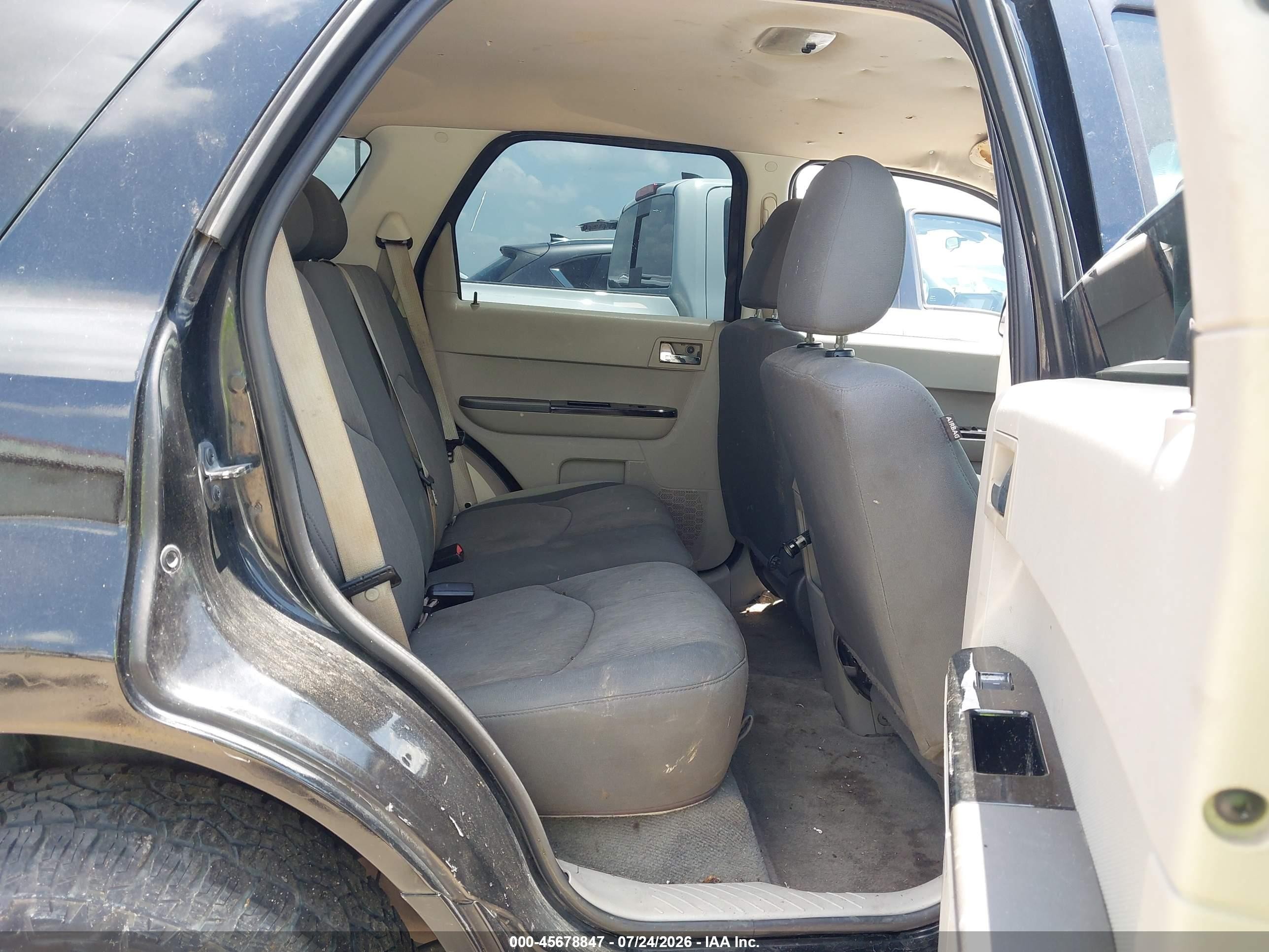 2008 Mazda Tribute S Sport Black vin: 4F2CZ06188KM19300