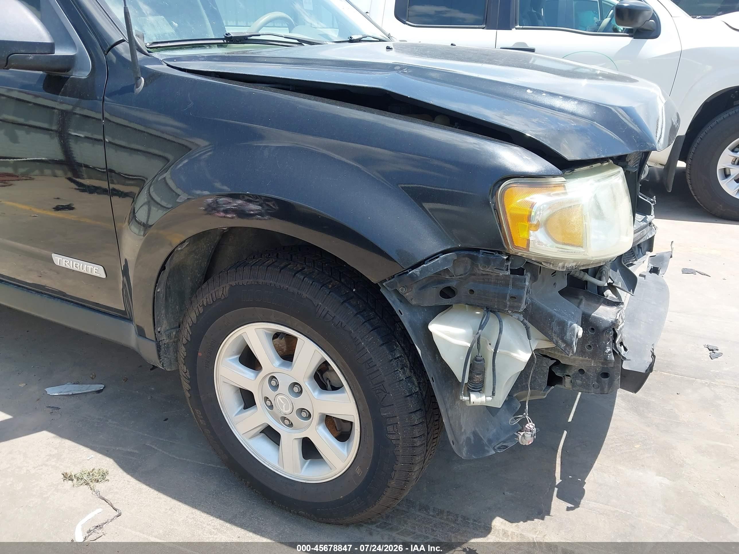 2008 Mazda Tribute S Sport Black vin: 4F2CZ06188KM19300