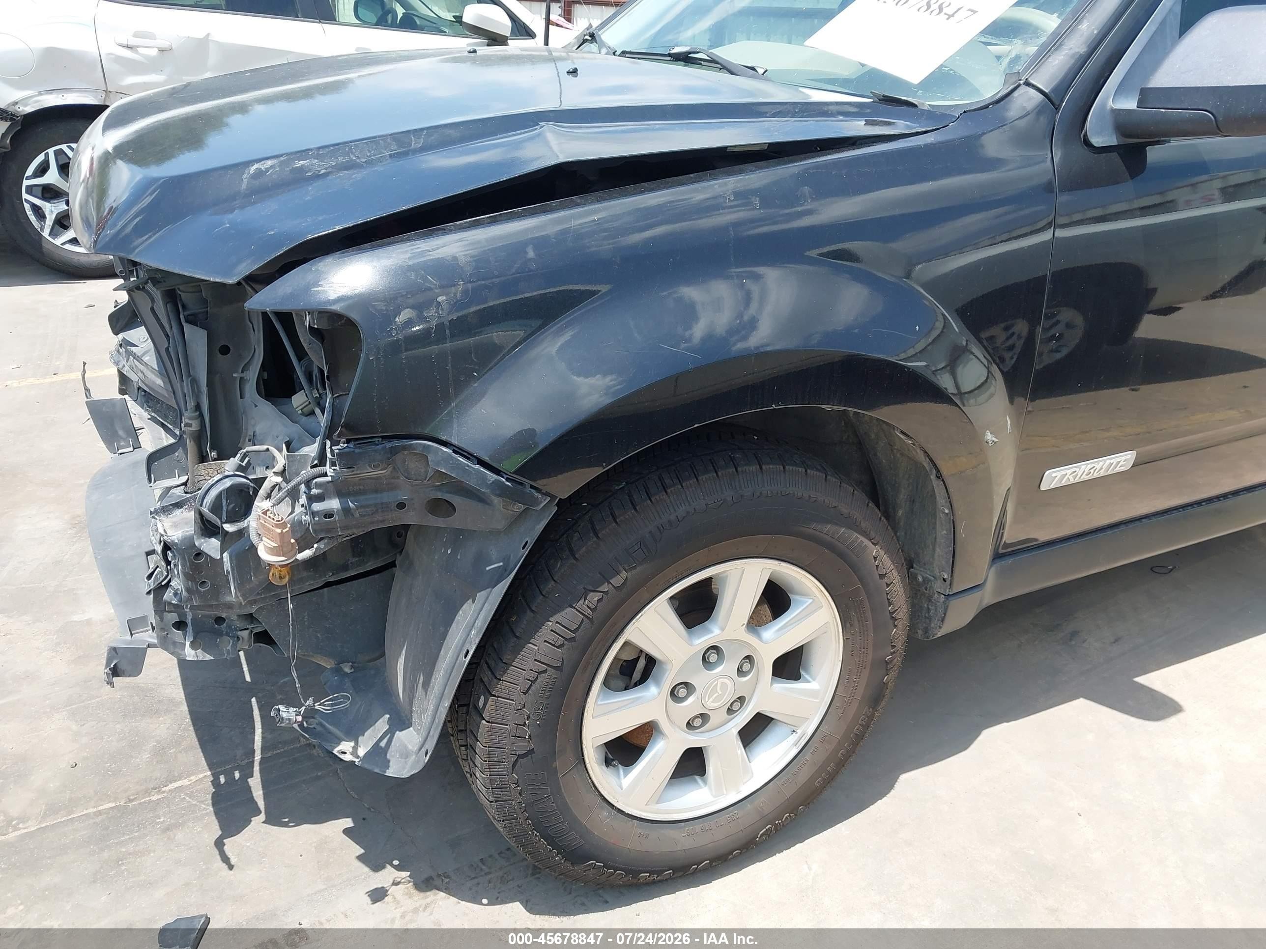 2008 Mazda Tribute S Sport Black vin: 4F2CZ06188KM19300