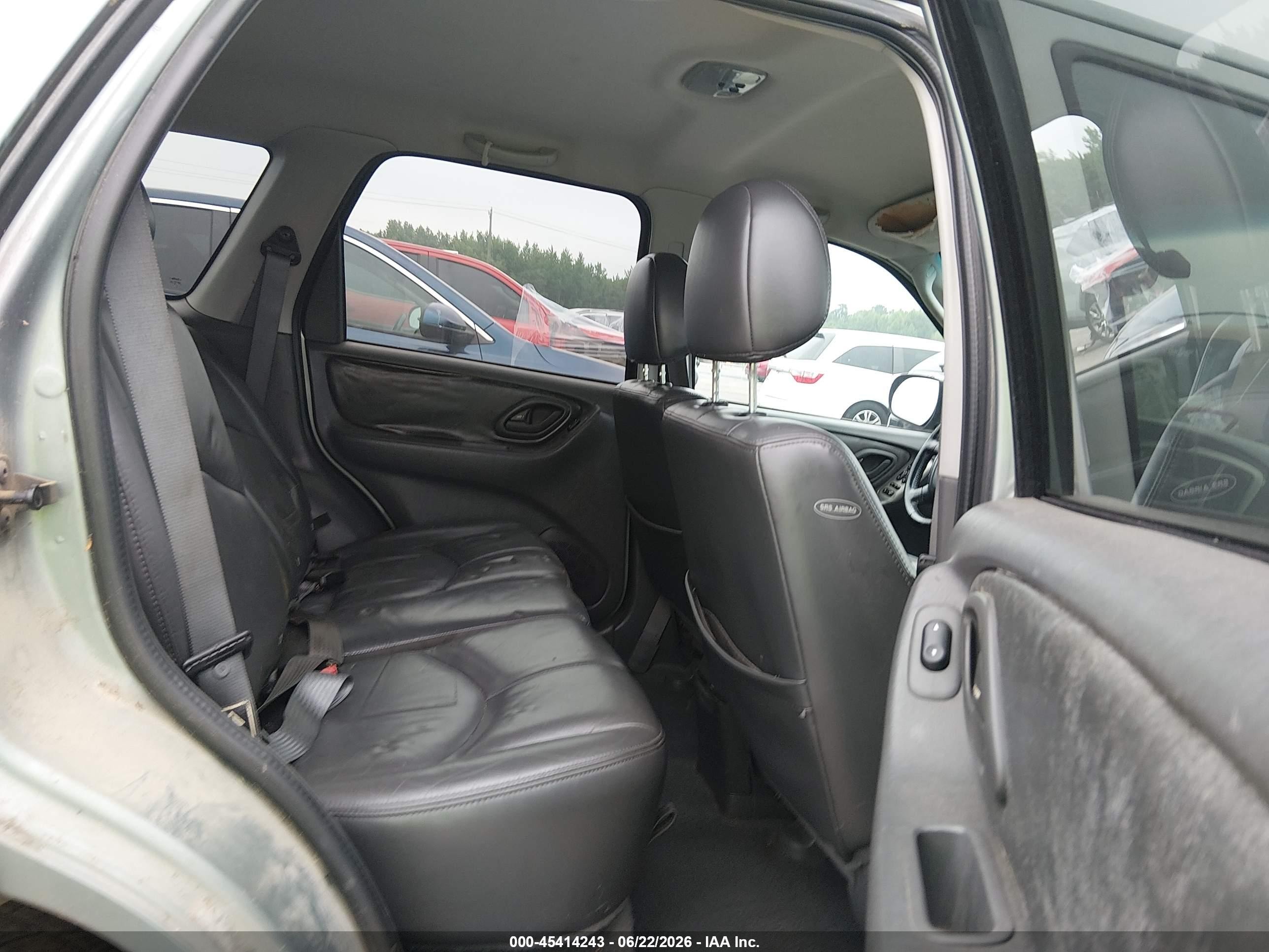 2003 Mazda Tribute Es V6 Green vin: 4F2CZ06193KM07942