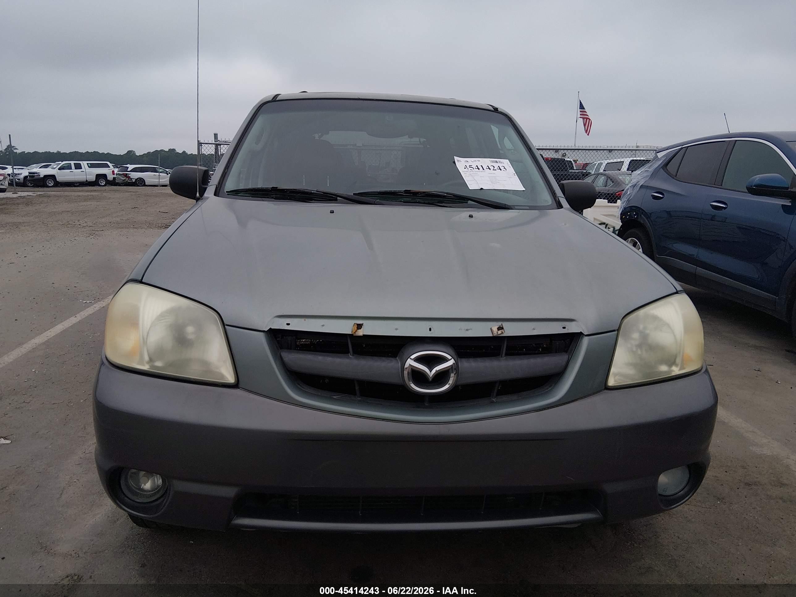 2003 Mazda Tribute Es V6 Green vin: 4F2CZ06193KM07942