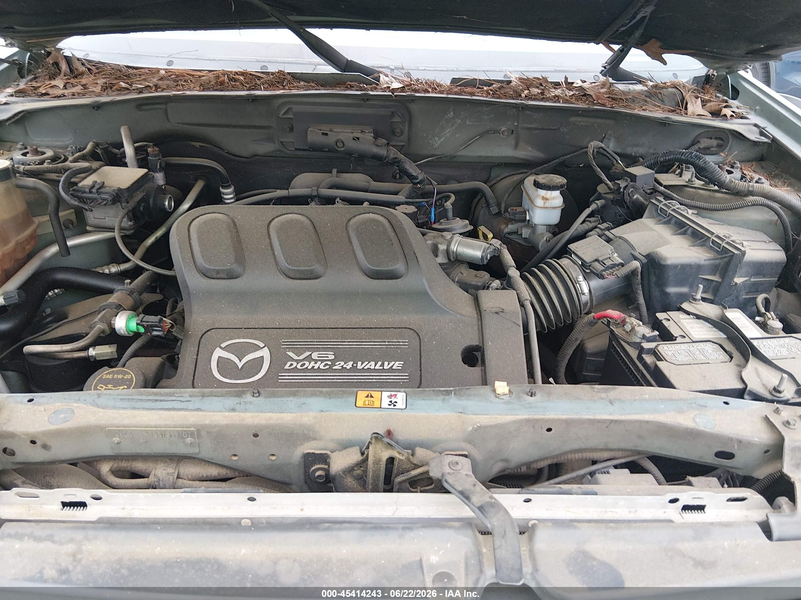 2003 Mazda Tribute Es V6 Green vin: 4F2CZ06193KM07942