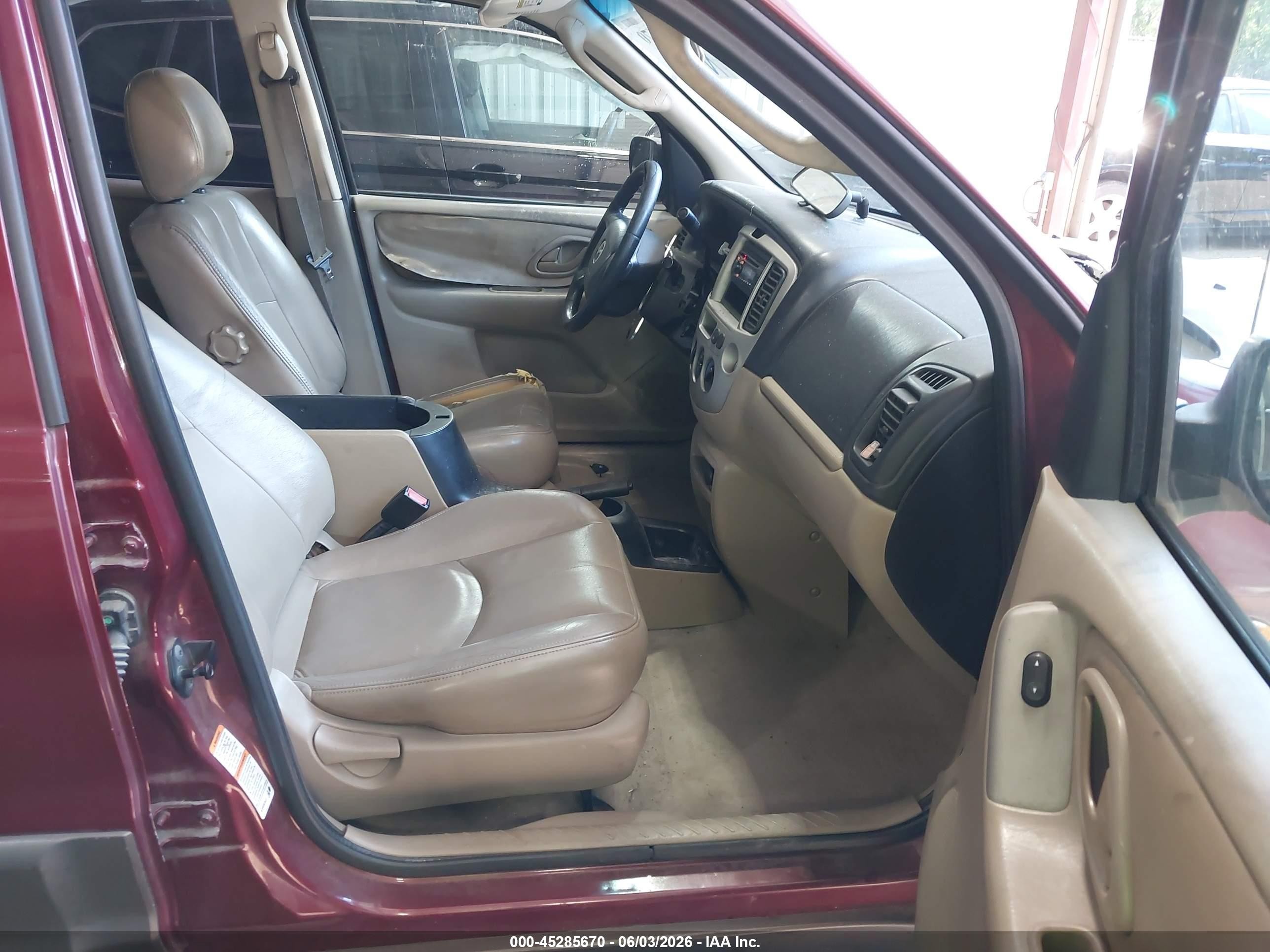 2003 Mazda Tribute Es V6 Бордовый vin: 4F2CZ061X3KM22501